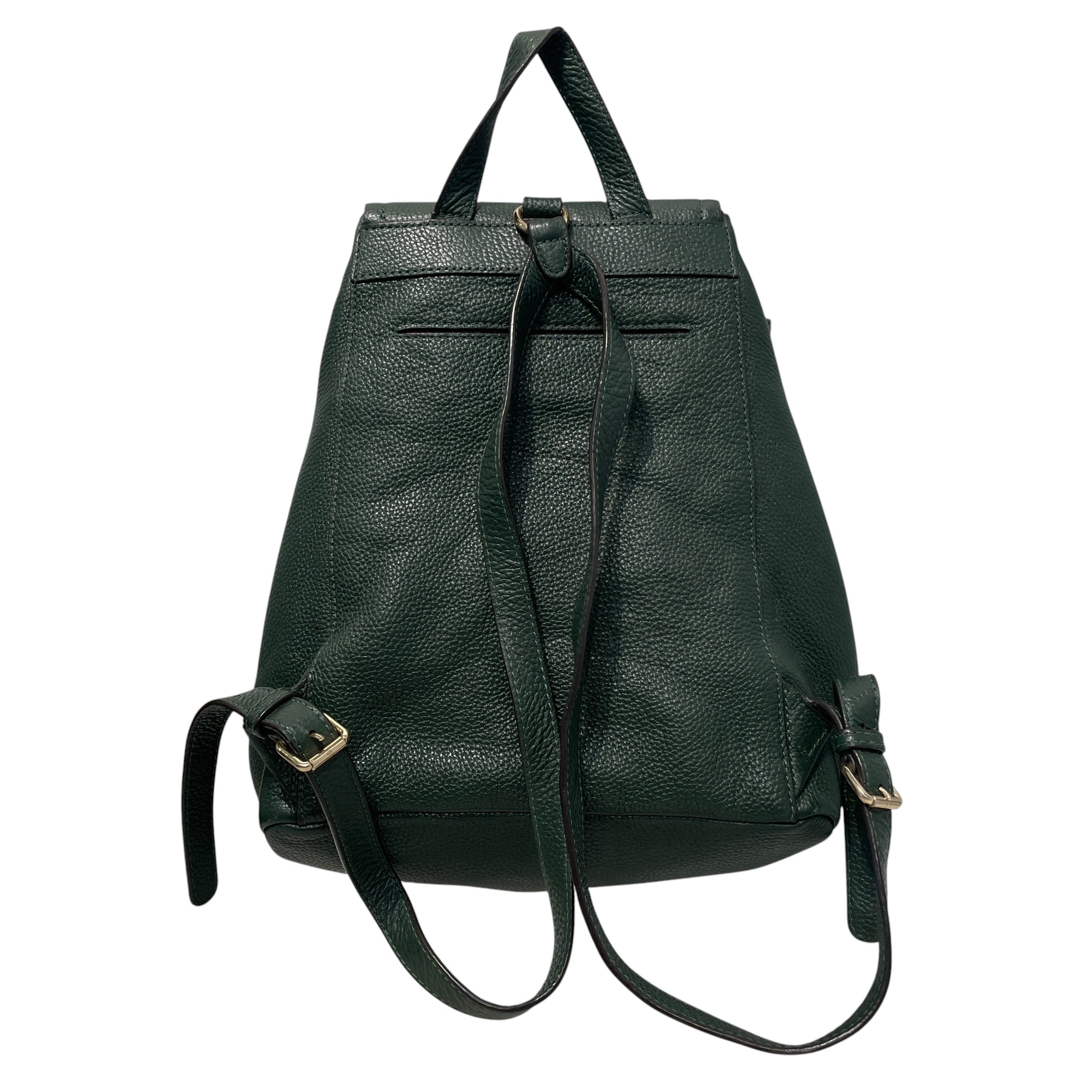 MICHAEL KORS/Backpack/Leather/GRN/Leahter BAckpack view 2