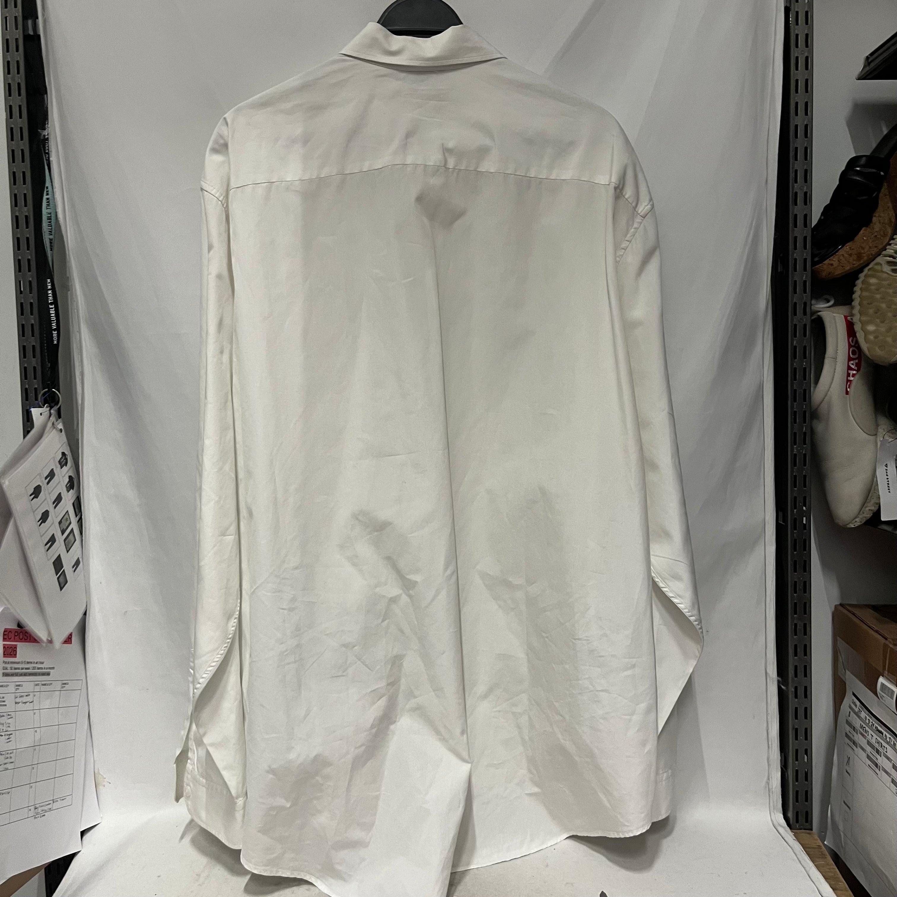 VETEMENTS/LS Shirt/L/Cotton/WHT/glitter view 2