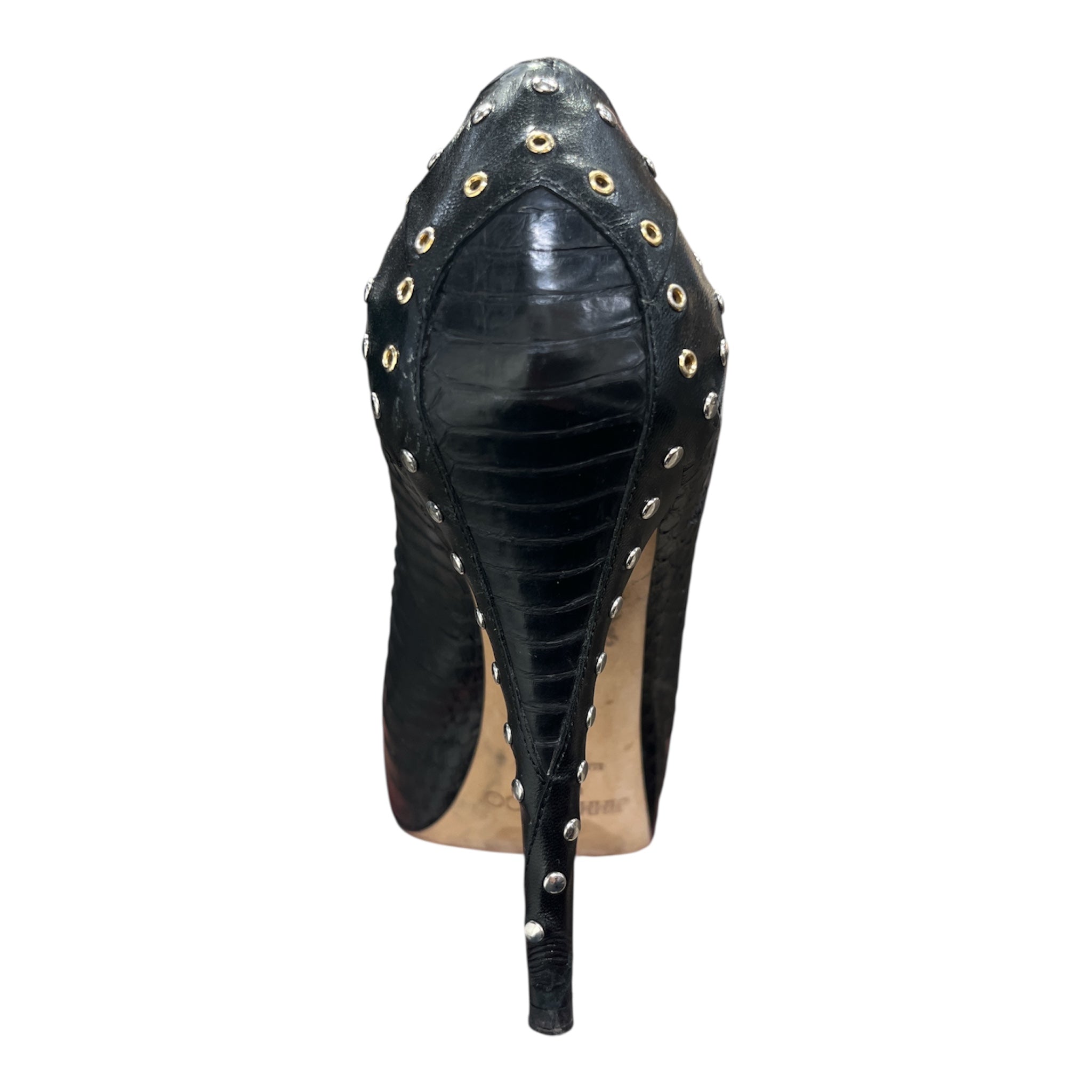 JIMMY CHOO/Heels/US 5.5/Leather/BLK/ view 3