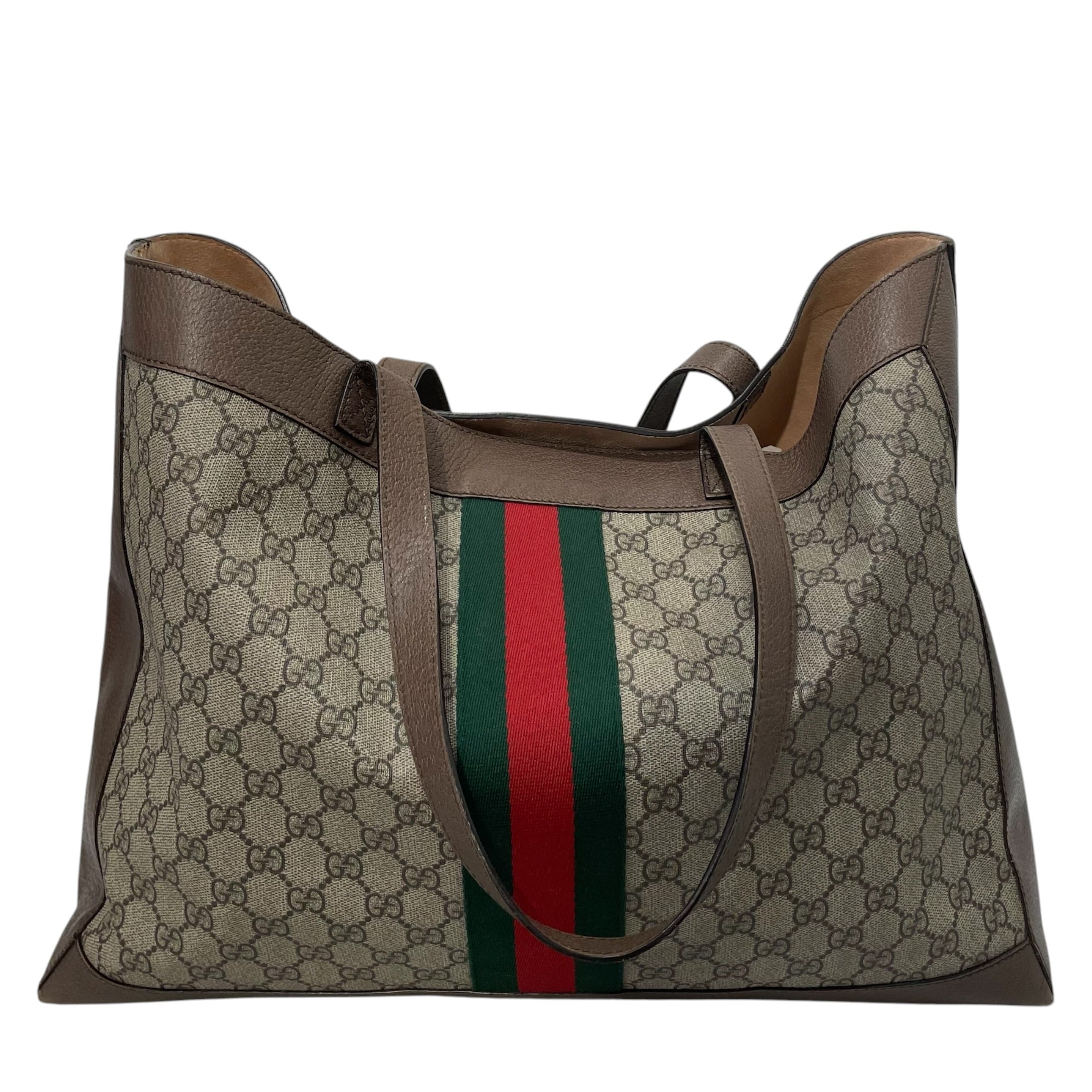 GUCCI/Tote Bag/Monogram/Leather/BEG/OPHIDIA view 2