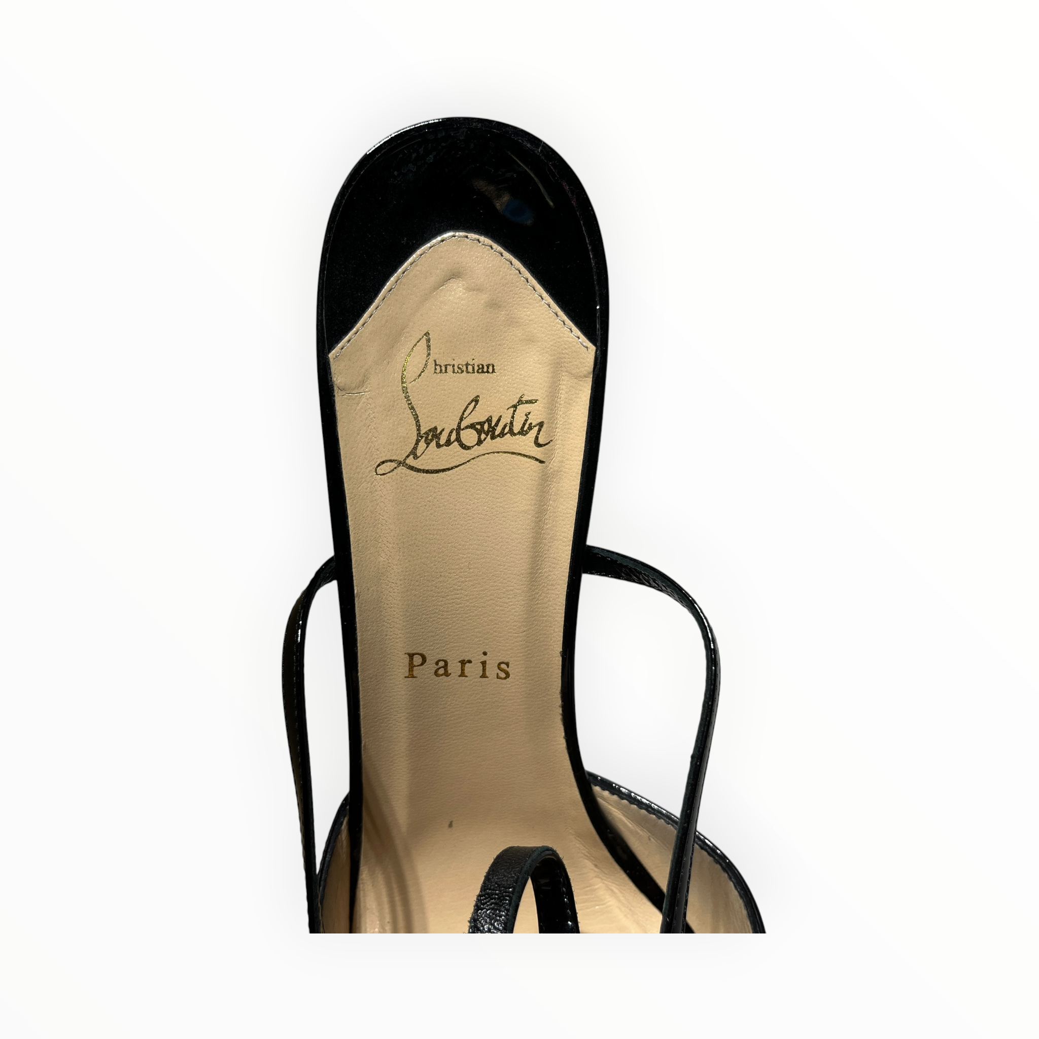 Christian Louboutin/Heels/US 9/Leather/BLK/Coxinelle T Bar Pumps view 4