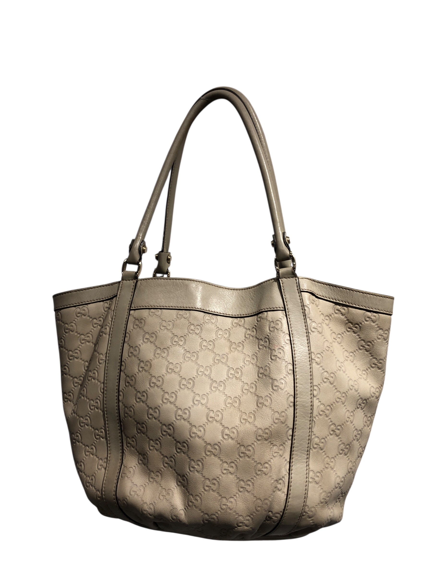 GUCCI/Tote Bag/Monogram/Leather/GRY/ABBY view 2