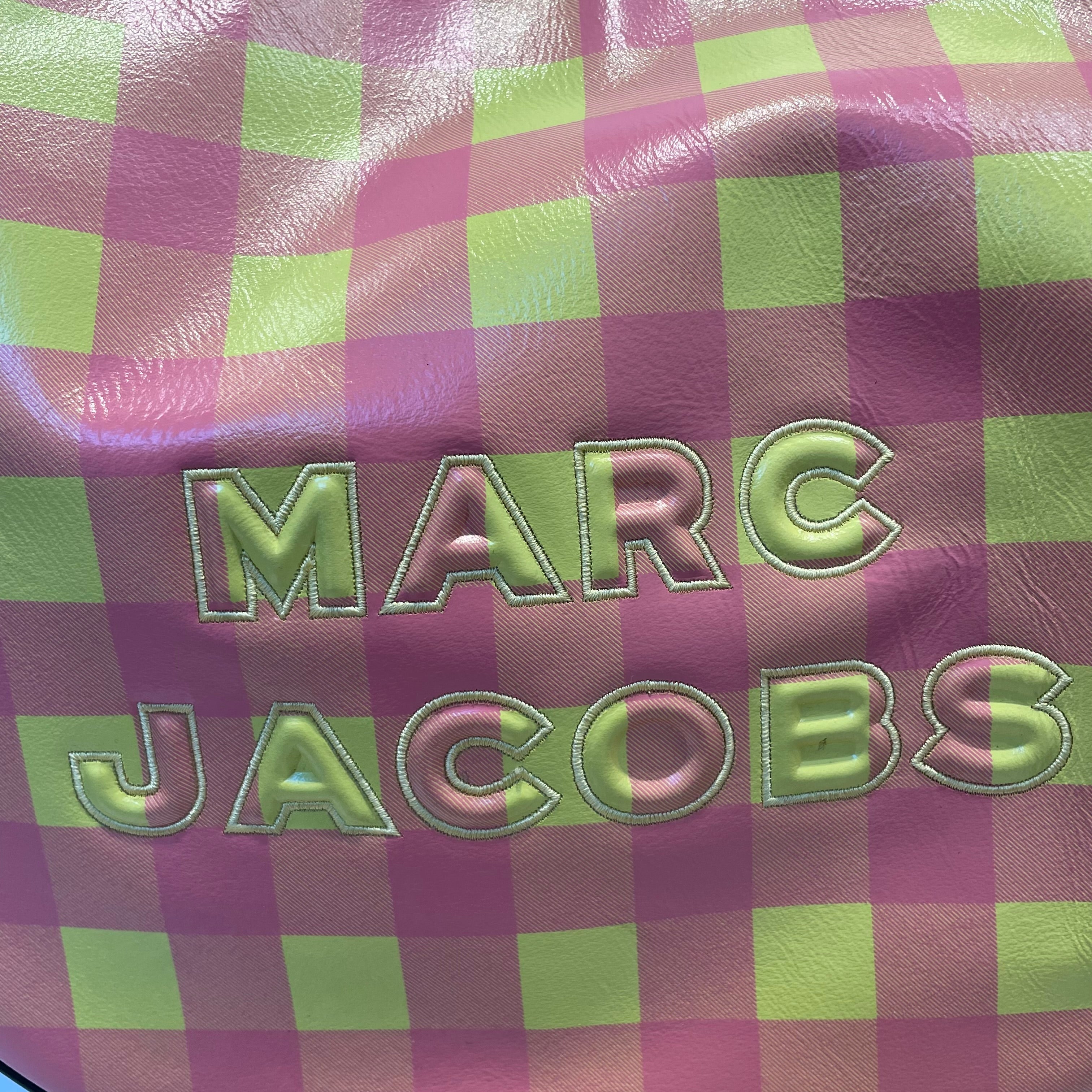 MARC JACOBS/Cross Body Bag/Plaid/Leather/MLT/Flash printed mini hobo/gld ha view 2