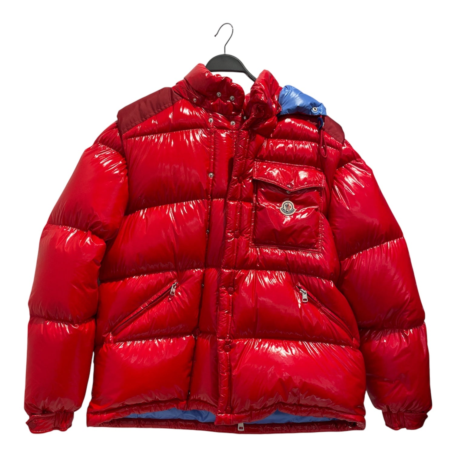 MONCLER/Puffer Jkt/5/Nylon/RED/ view 1
