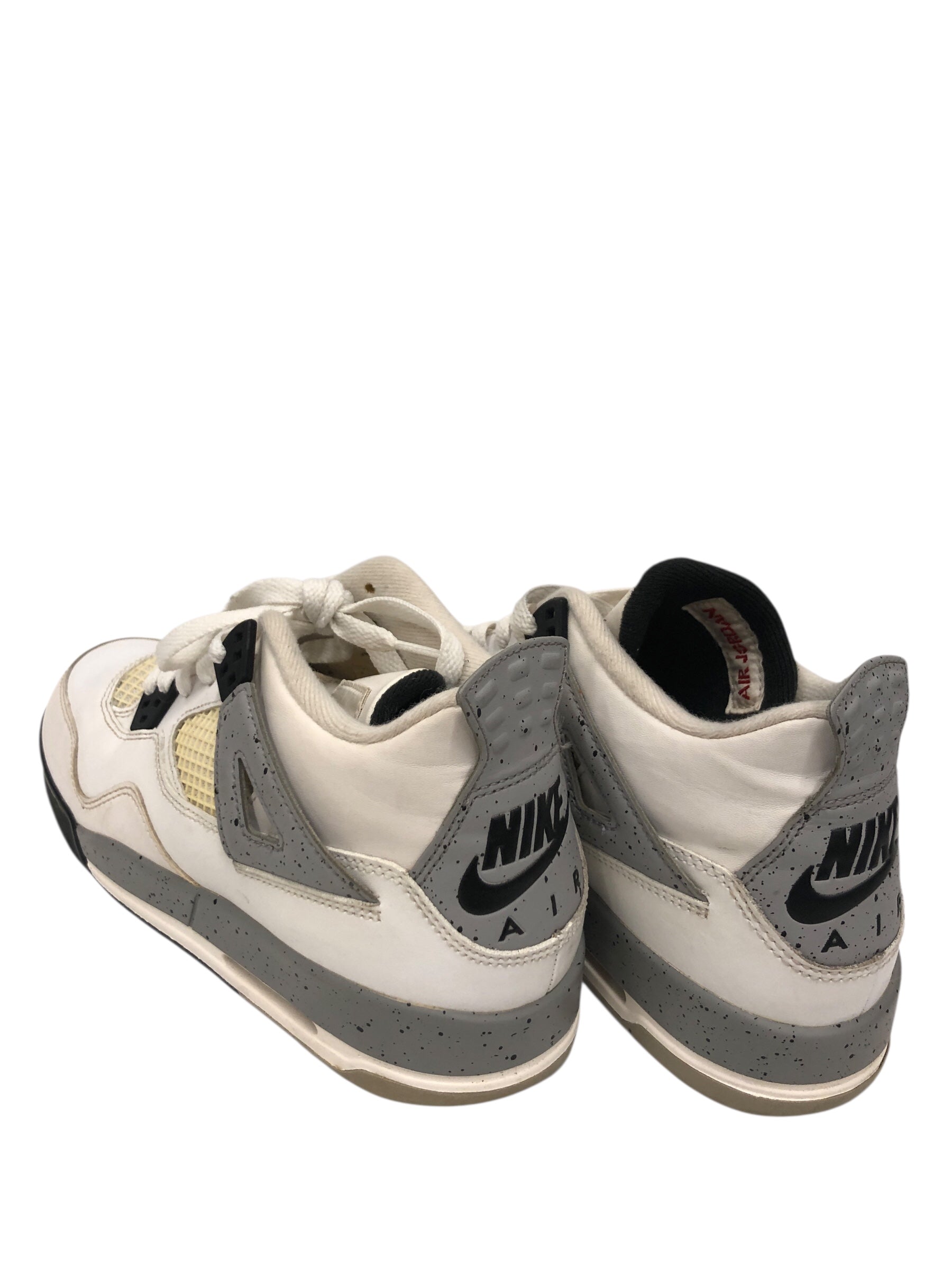 NIKE/AIR JORDAN 4 RETRO OG BG/Low-Sneakers/US 8.5/Polyester/WHT/836016-192 view 2