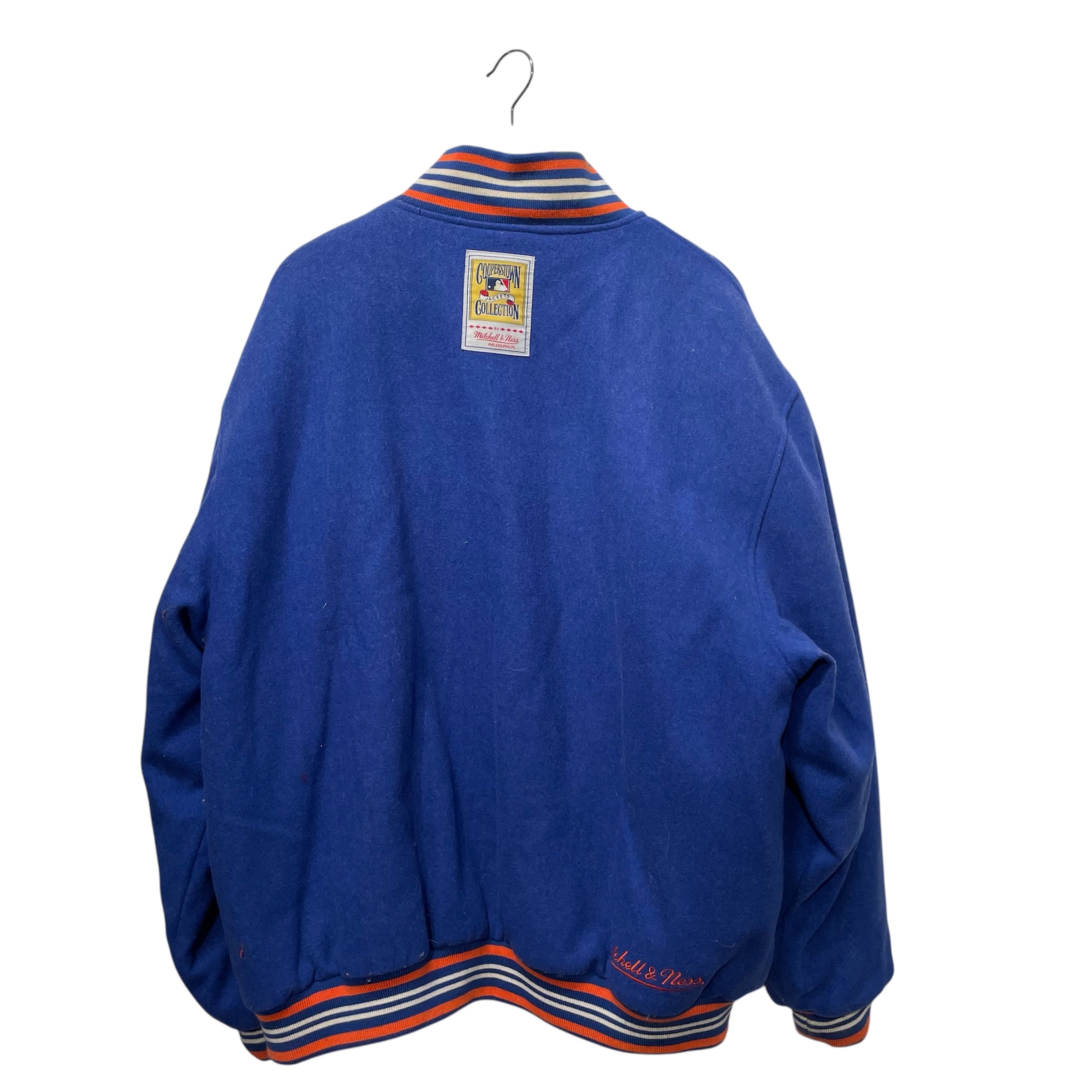 mitchell&ness/Vintage/Souvenir Jkt/XL/Wool/BLU/REVERSIBLE METS view 4