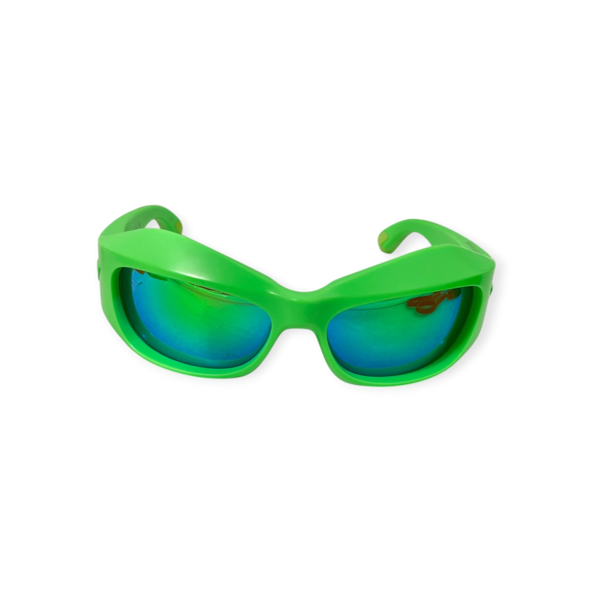 BOTTEGA VENETA/Sunglasses/Plastic/GRN/NEON GREEN CYCLONE RUBBER GRN view 5