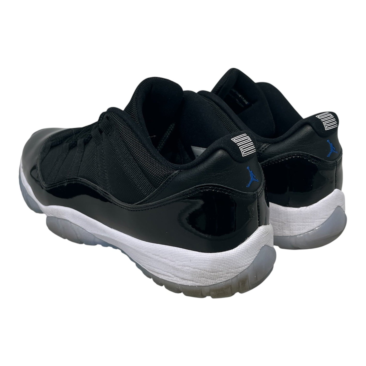 NIKE/Low-Sneakers/US 12/Leather/BLK/space jam 11 low view 2