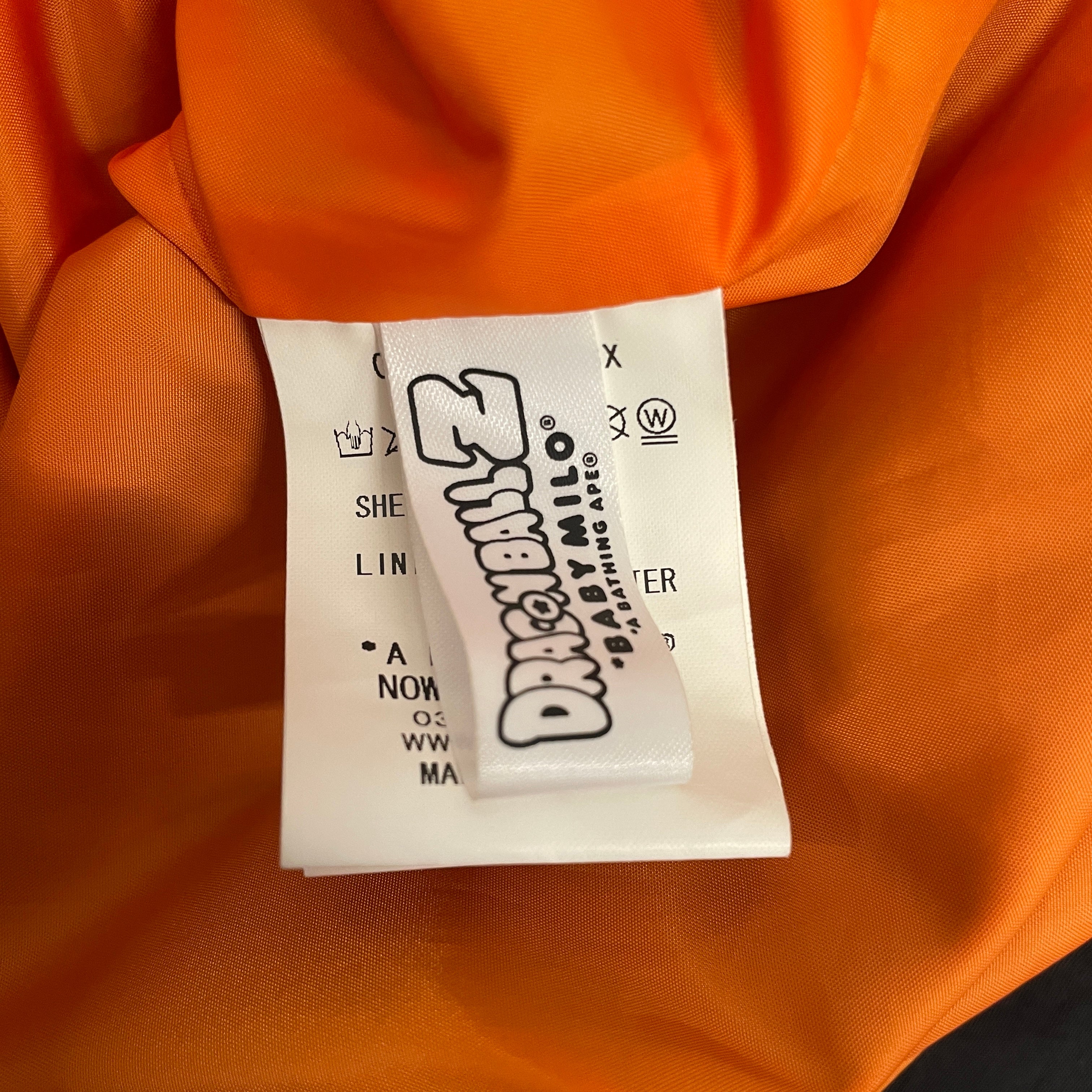 A BATHING APE/Jacket/L/Nylon/BLK/DRAGON BALL Z BABY MILO view 4