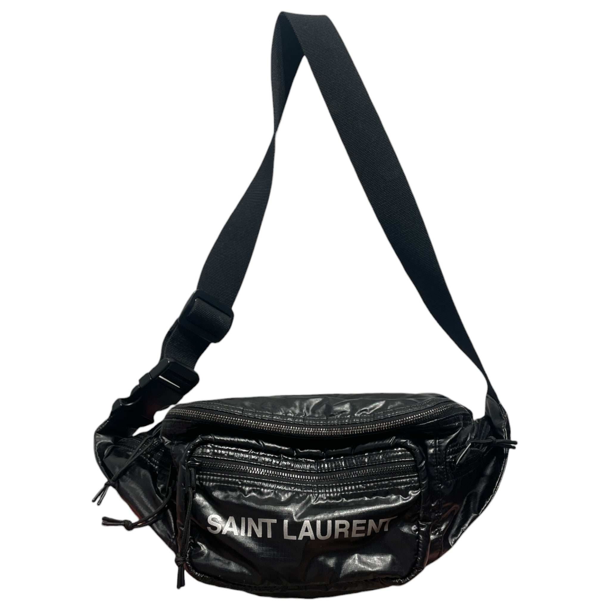 SAINT LAURENT/Fanny Pack/BLK/2019 belt bag view 1