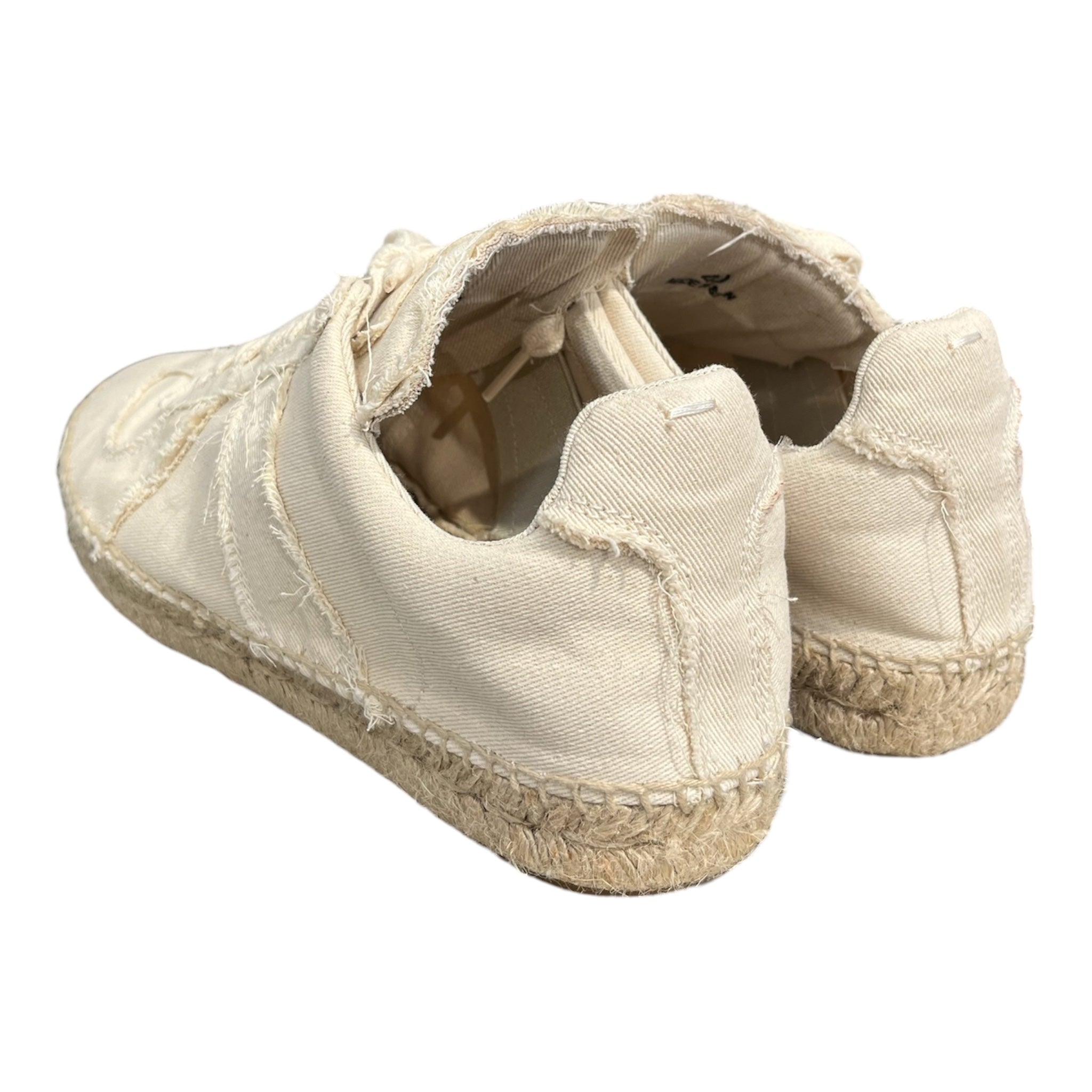 Maison Margiela/Low-Sneakers/US 8.5/Cotton/WHT/REPLICA ESPADRILLE view 2