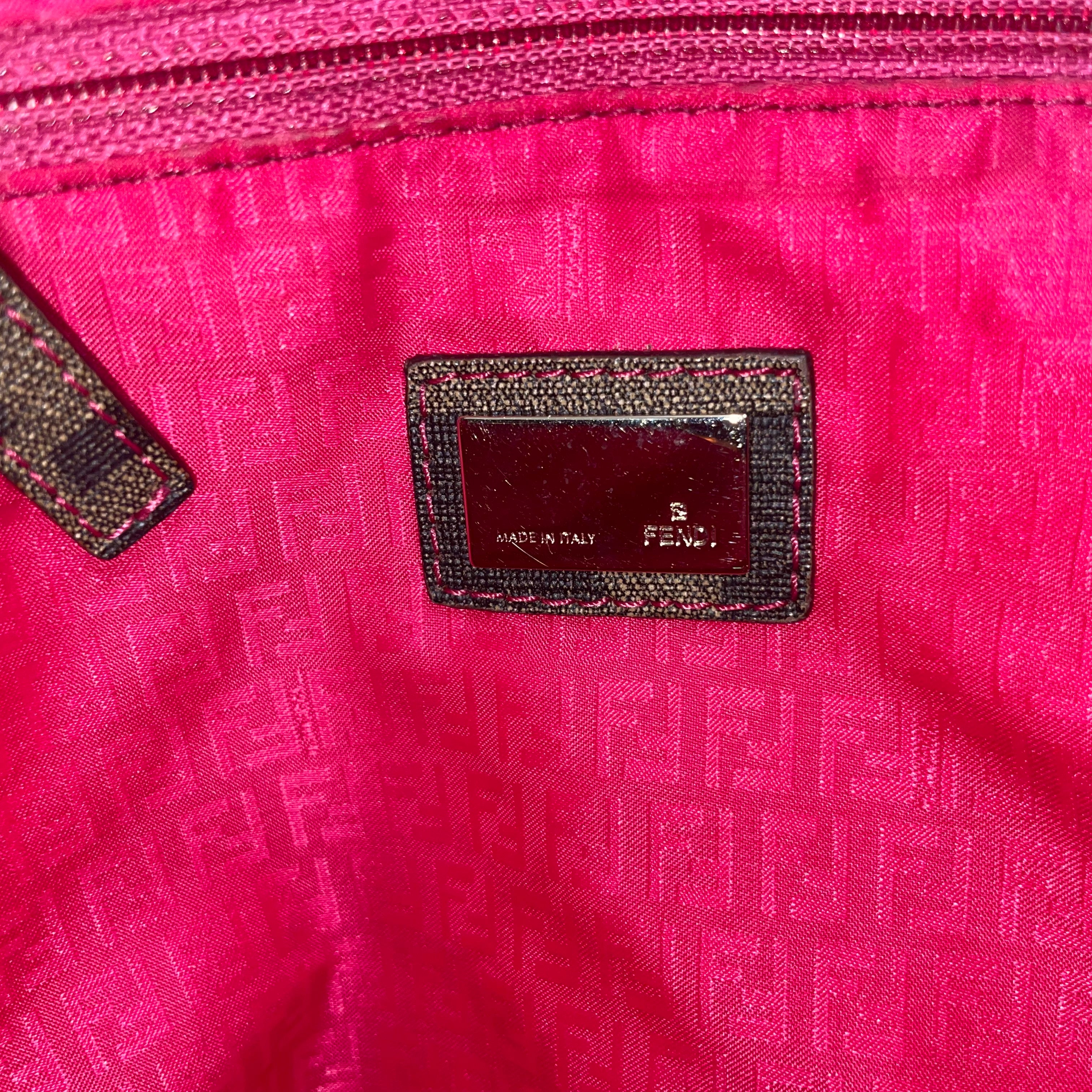 FENDI/Tote Bag/Monogram/BRW/LOGO SHOPPER TOTE view 3