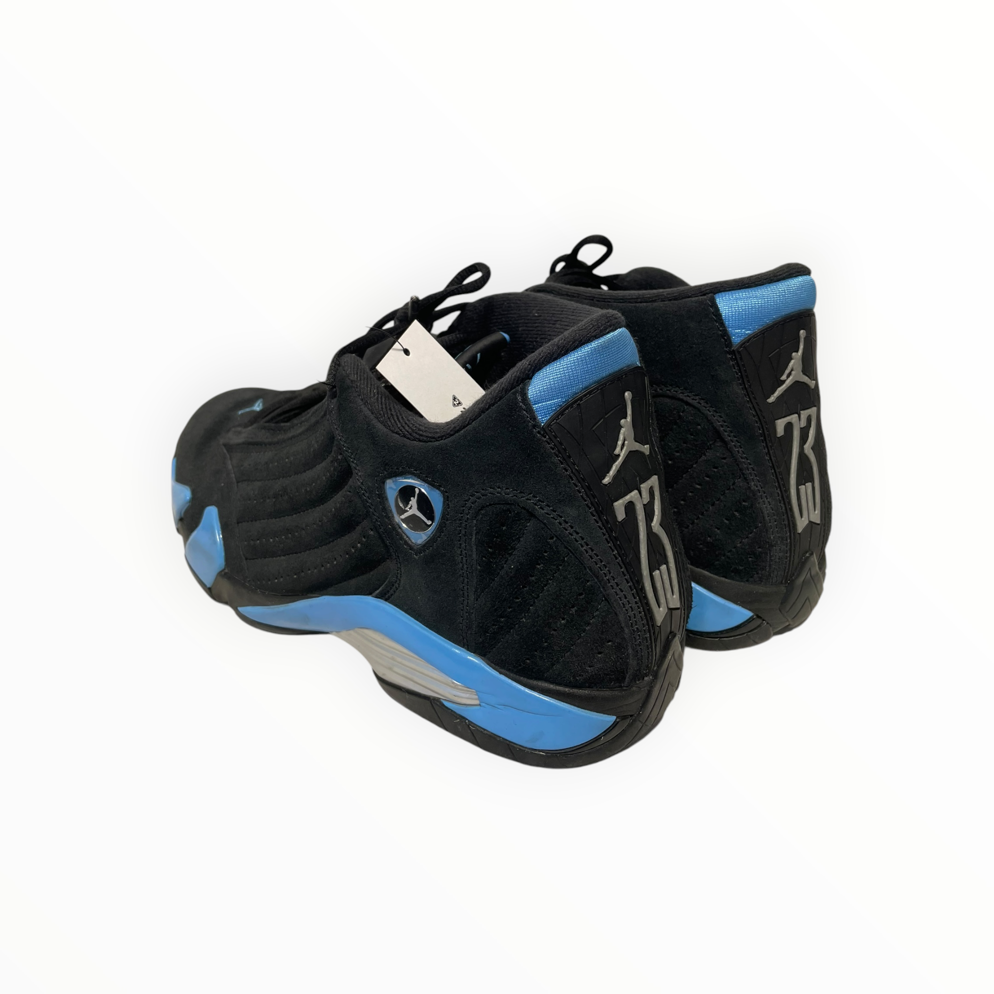 NIKE/AIR JORDAN 14 RETRO/Hi-Sneakers/US 10.5/Suede/BLU/487471-007 view 2