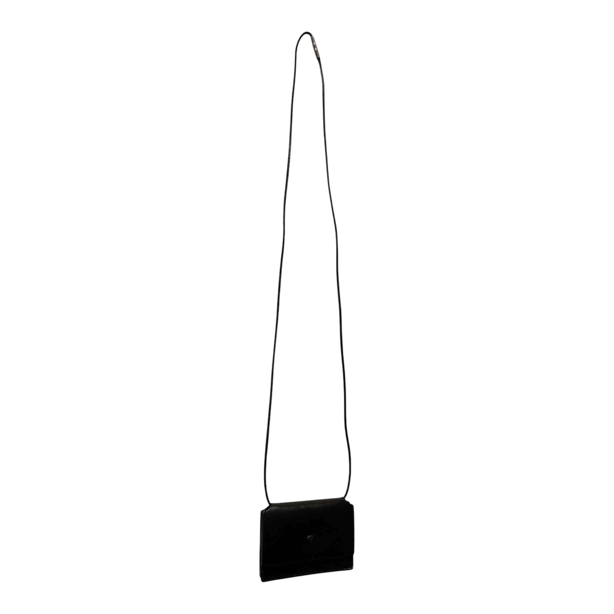 Acne Studios/Wallet/Leather/BLK/long strap card holder view 3