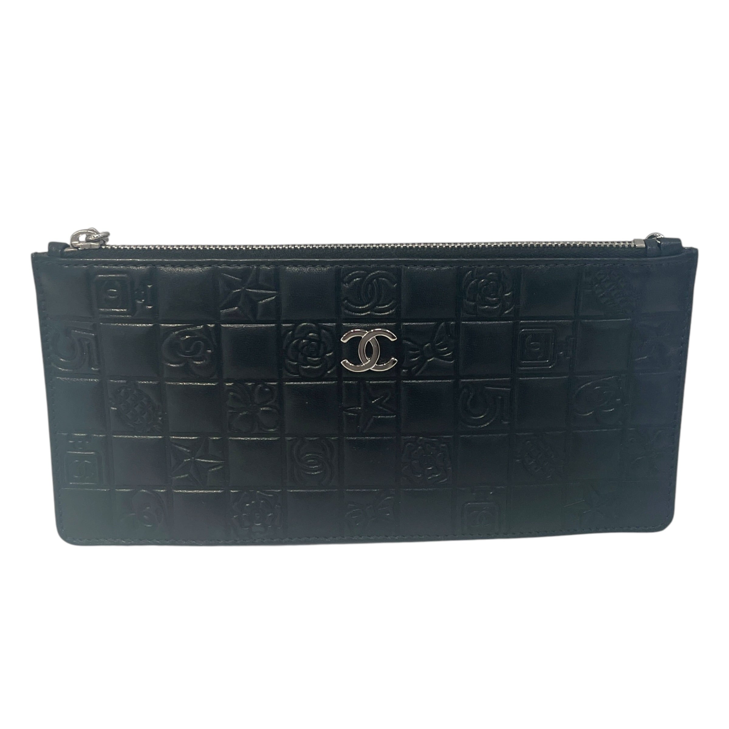 CHANEL/Hand Bag/All Over Print/Leather/BLK/Precious Symbols view 1