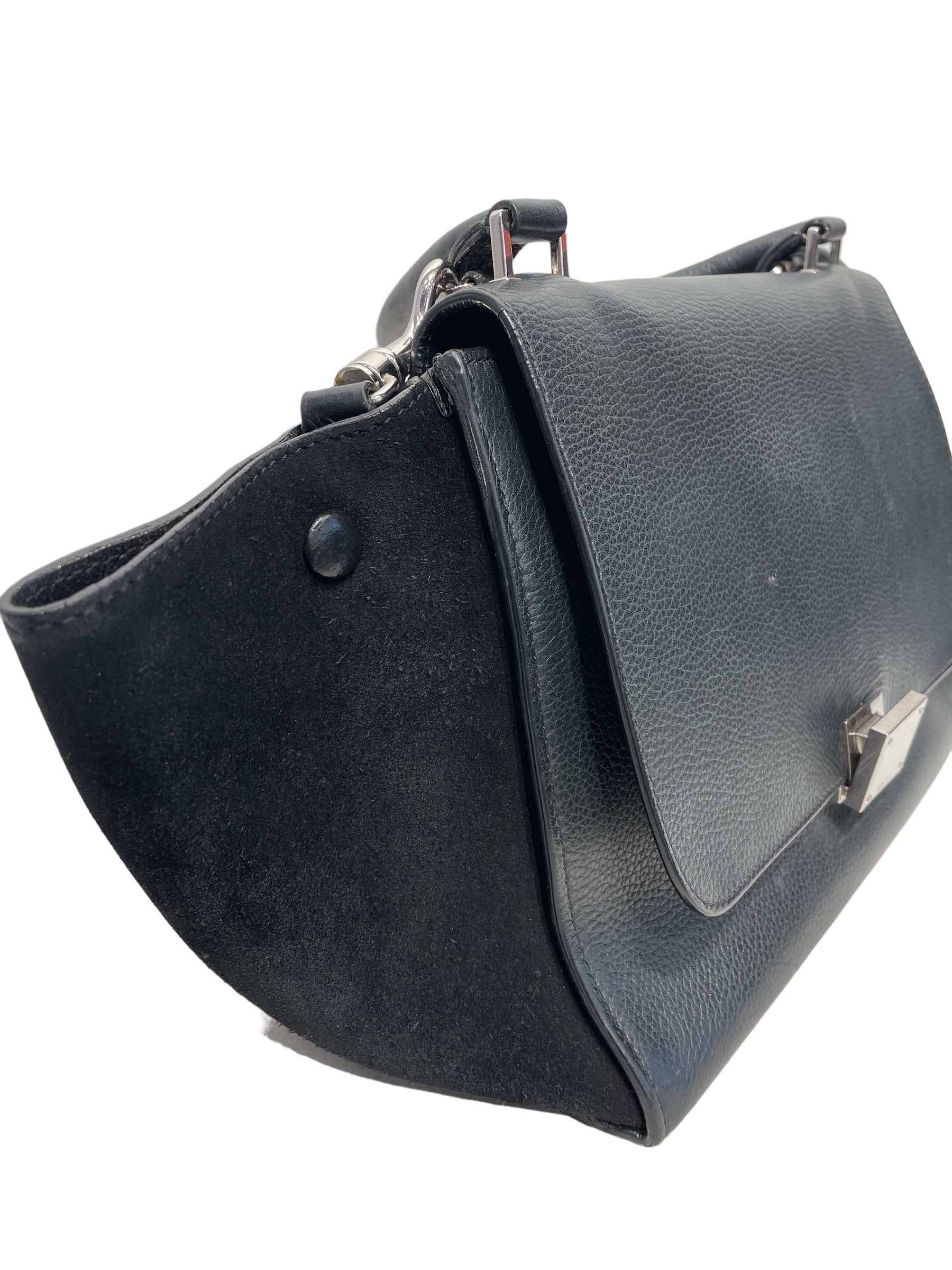 CELINE/Hand Bag[PO]/BLK/Leather/165213 view 5