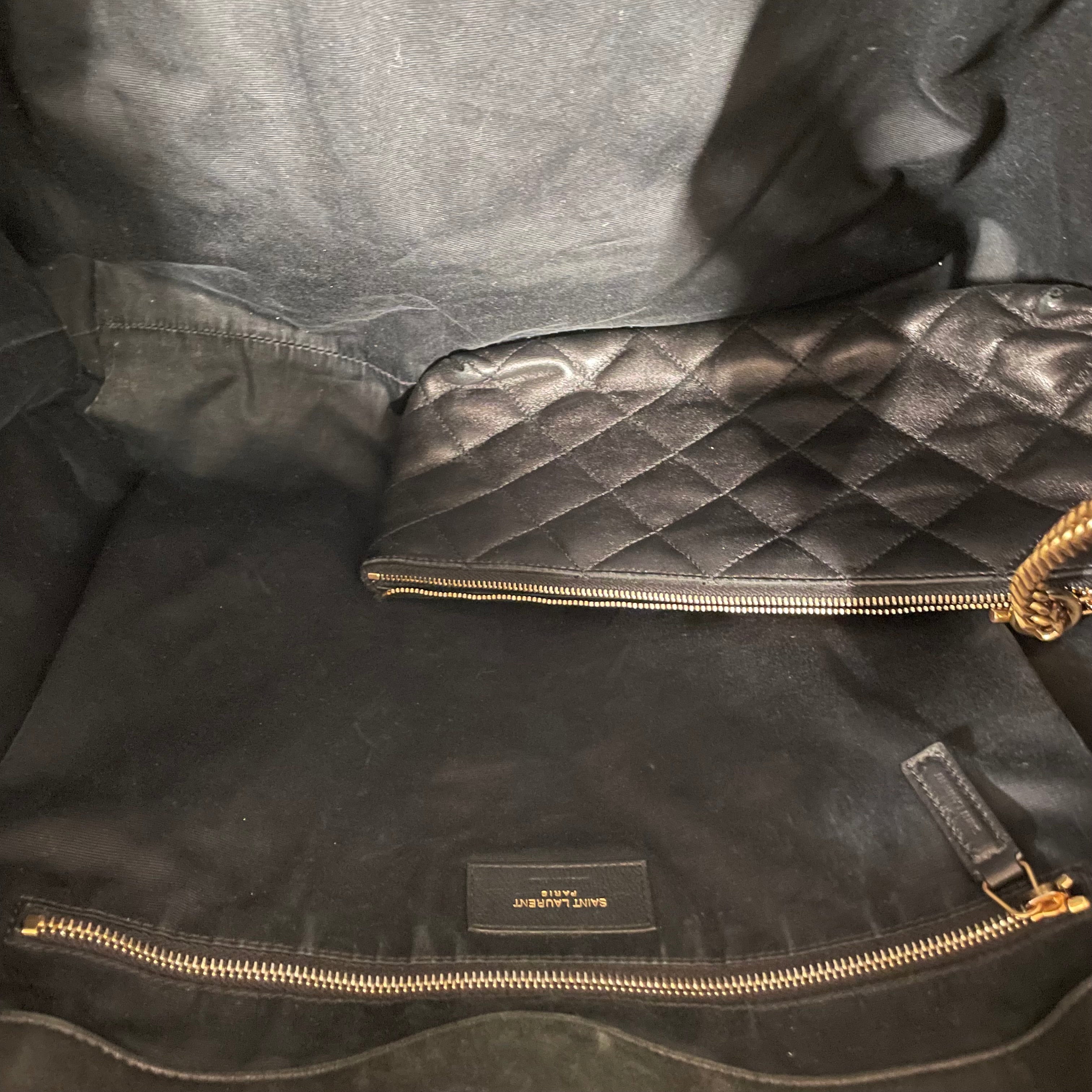 SAINT LAURENT/Tote Bag/Leather/BLK/mal698651 0622 view 4