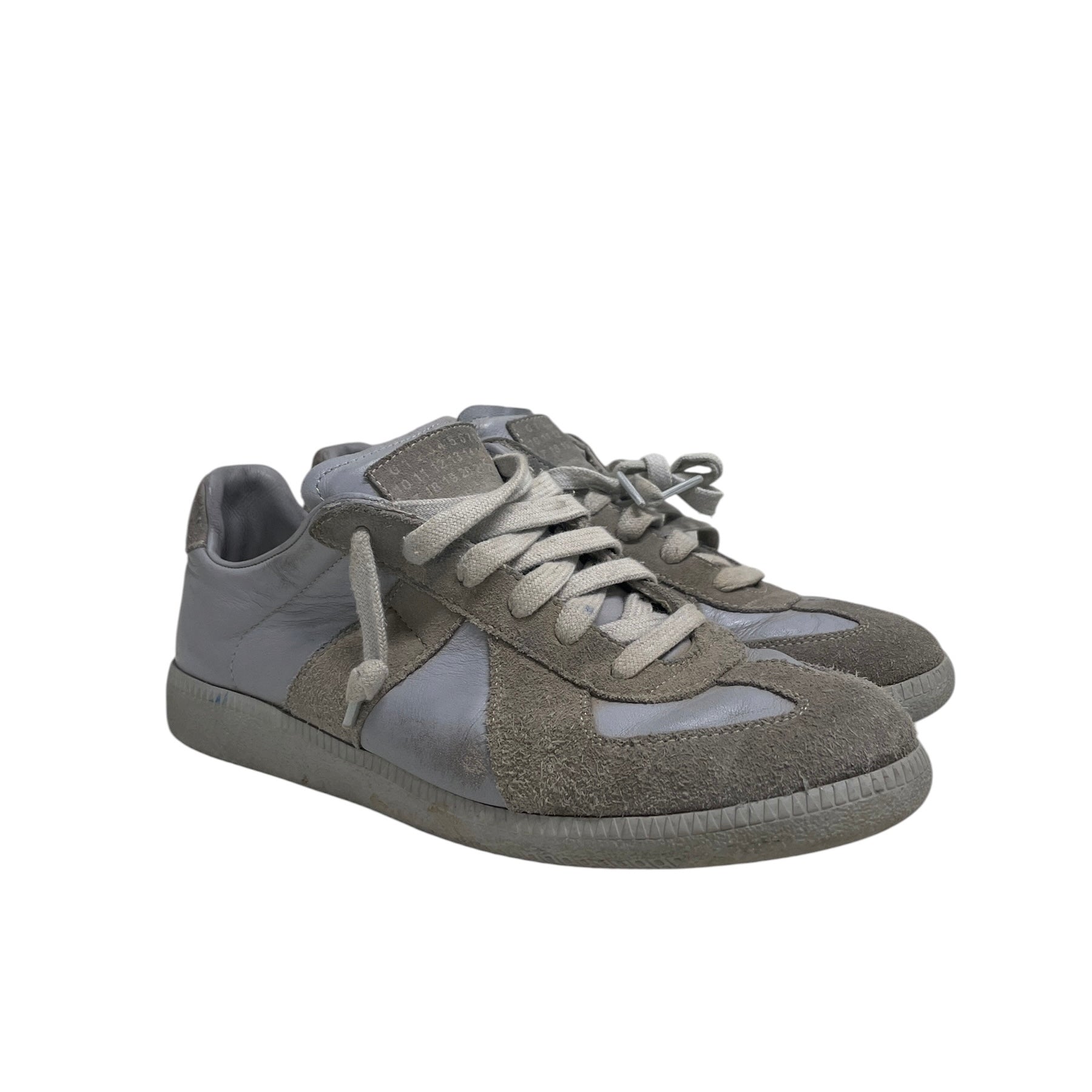Maison Margiela/Low-Sneakers/EU 39/Leather/GRY/LIGHT GRAY GATS view 1