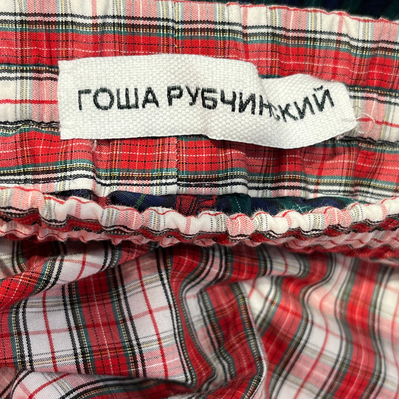 Gosha Rubchinskiy/Pants/L/Cotton/MLT/Plaid/SS 2018 Gosha Plaid Pants