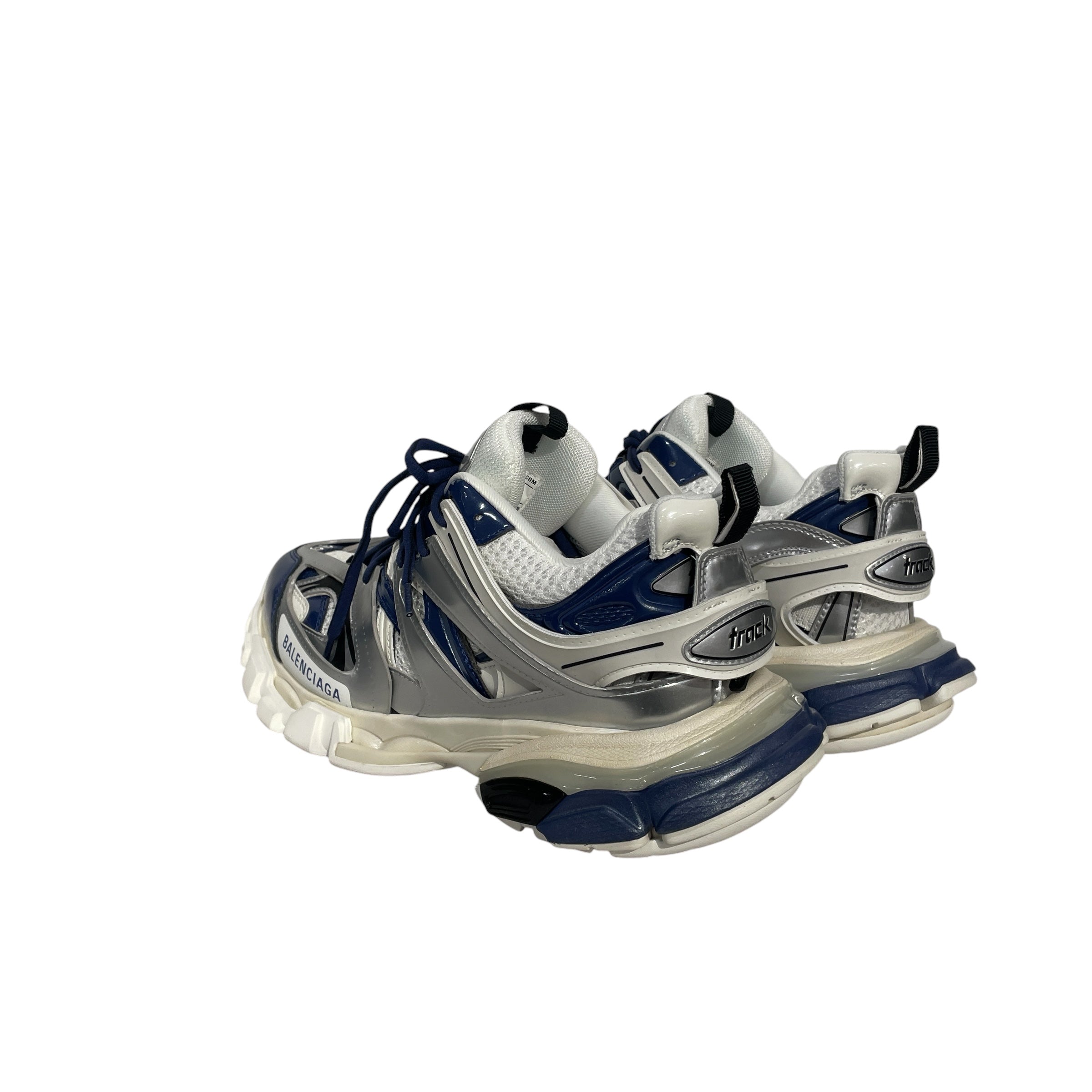 BALENCIAGA/Low-Sneakers/US 6/Polyester/BLU/LED TRACK SNEAKER view 2