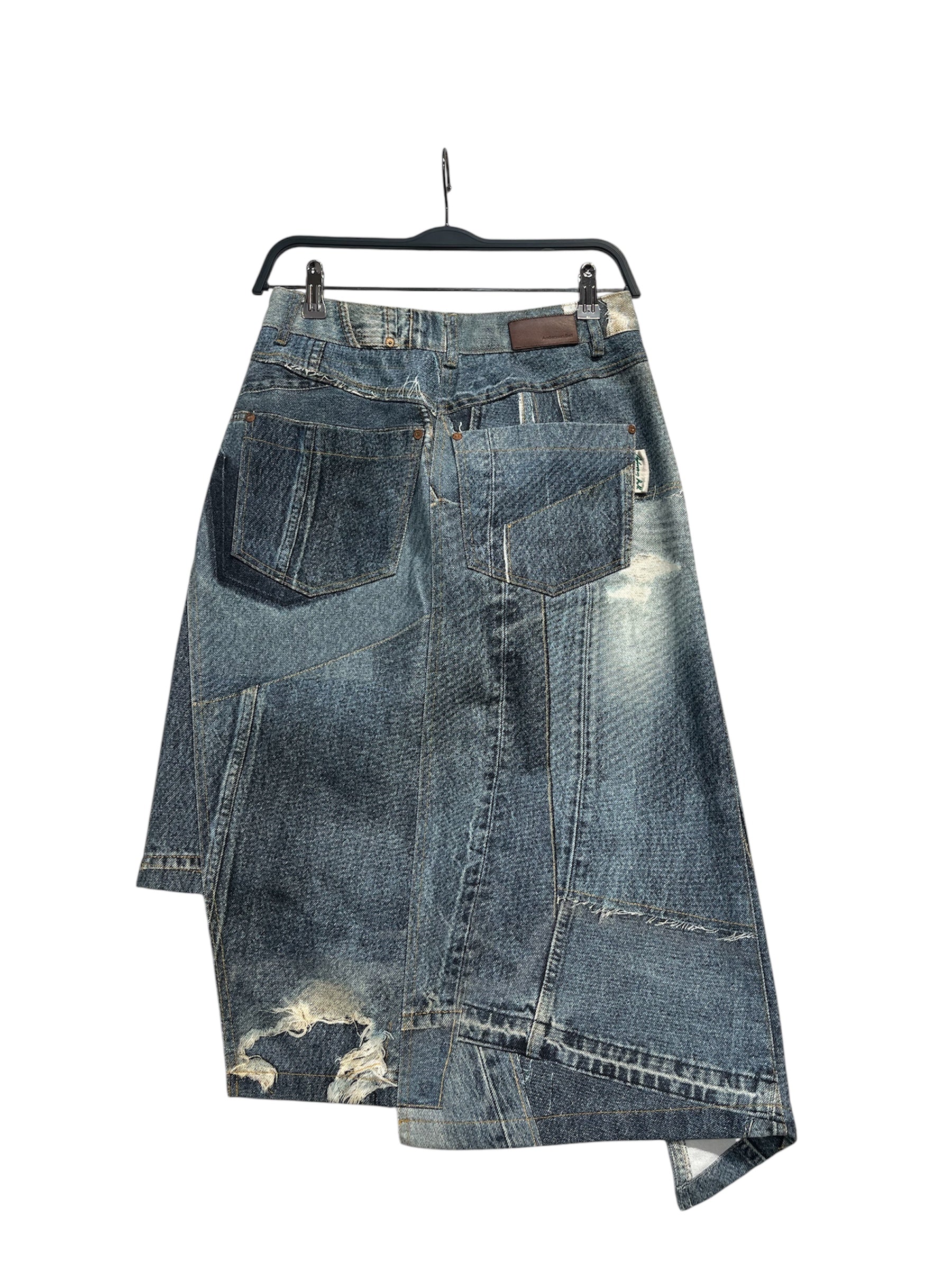 Andersson Bell/Skirt/28/Cotton/BLU/PRINT DENIM CUT N SEW view 2