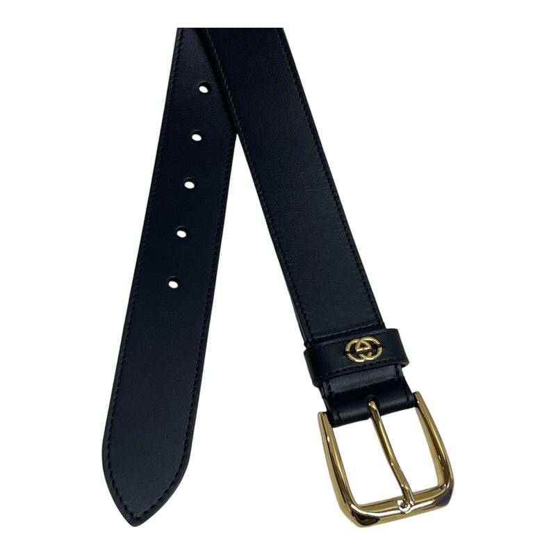 GUCCI/Belt/Leather/BLK/nwt