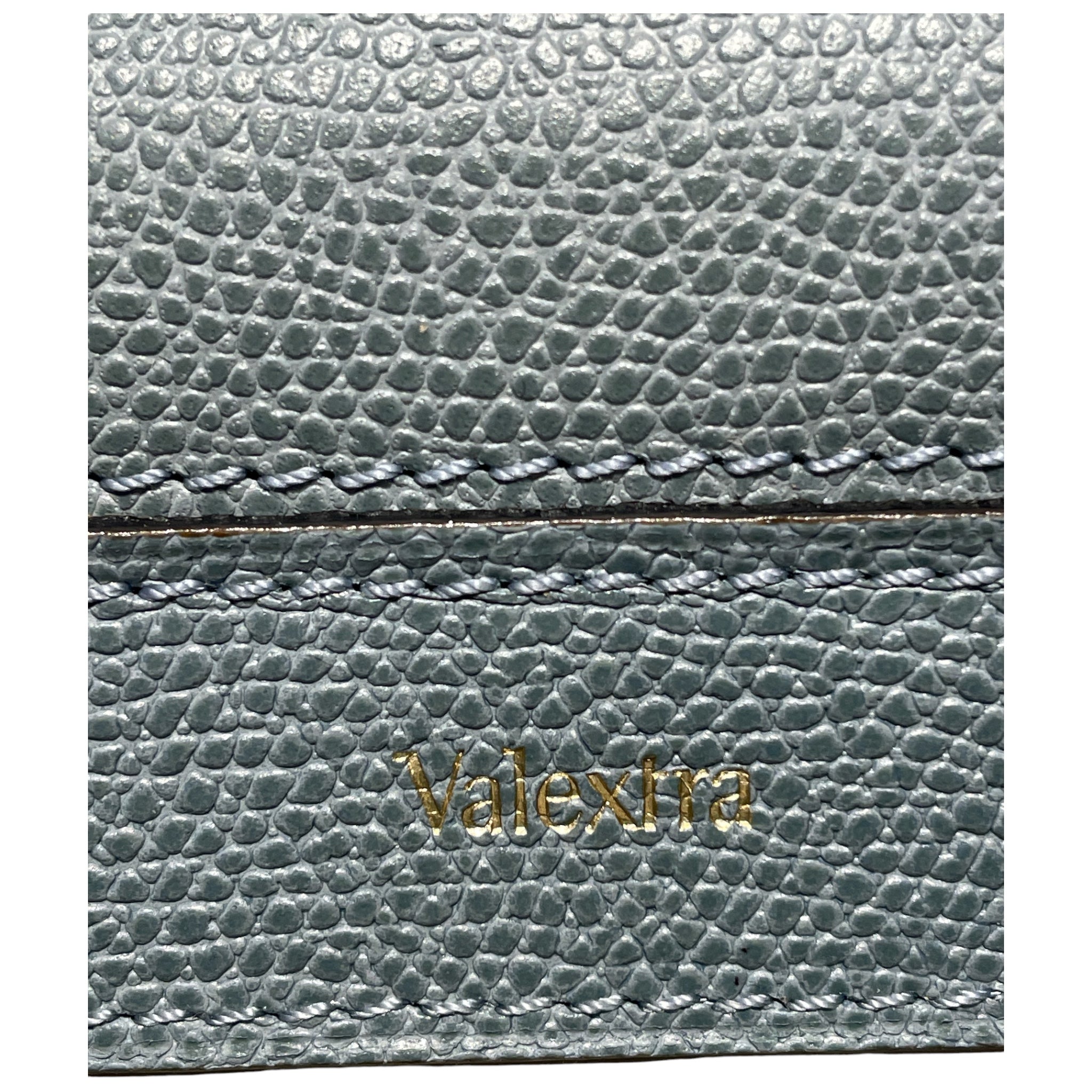 Valextra/Cross Body Bag/Leather/BLU/Brera Crossbody Bag view 3