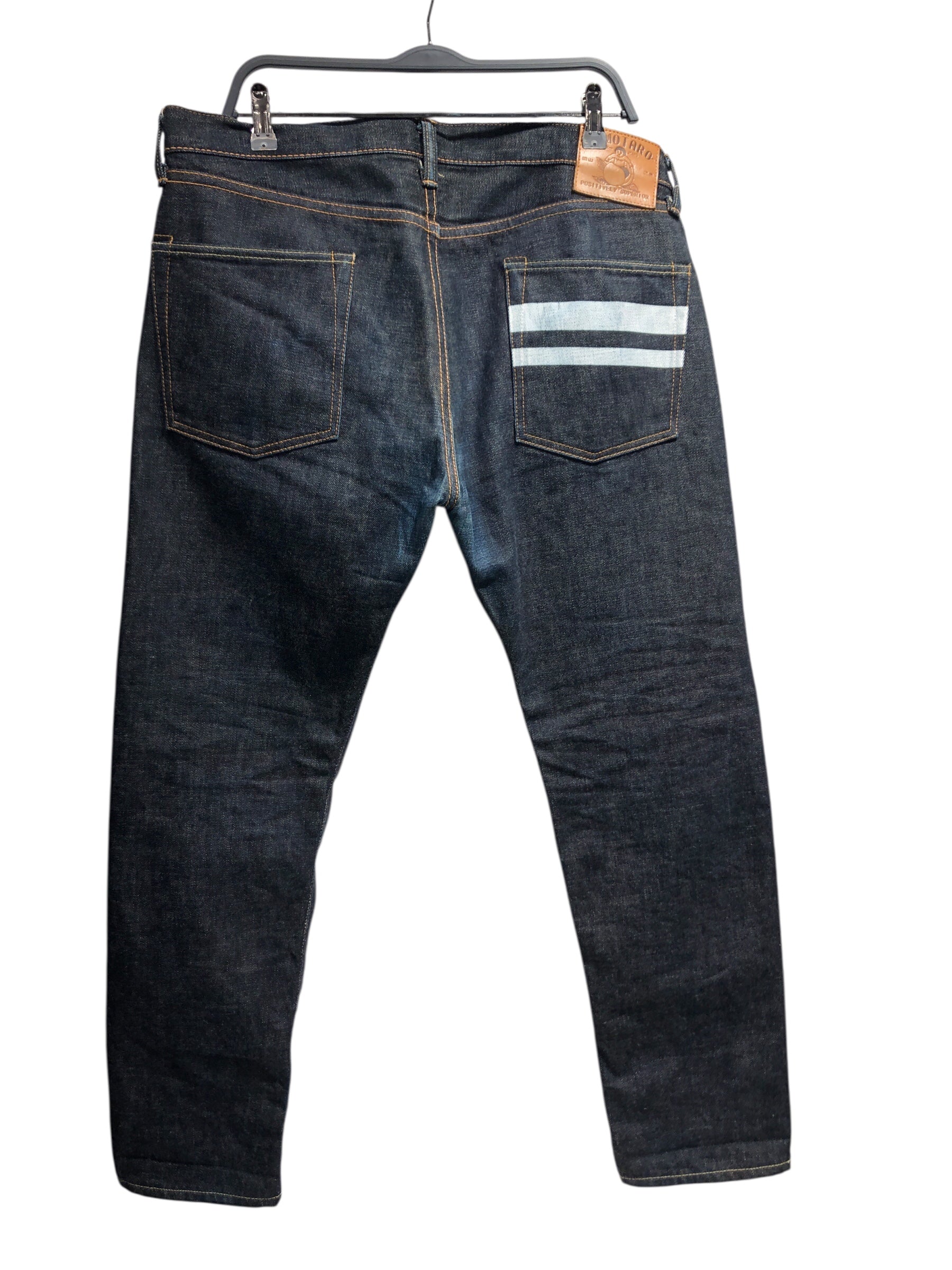 Momotaro Jeans/Pants/36/Denim/NVY/Striped Back Pocket view 2