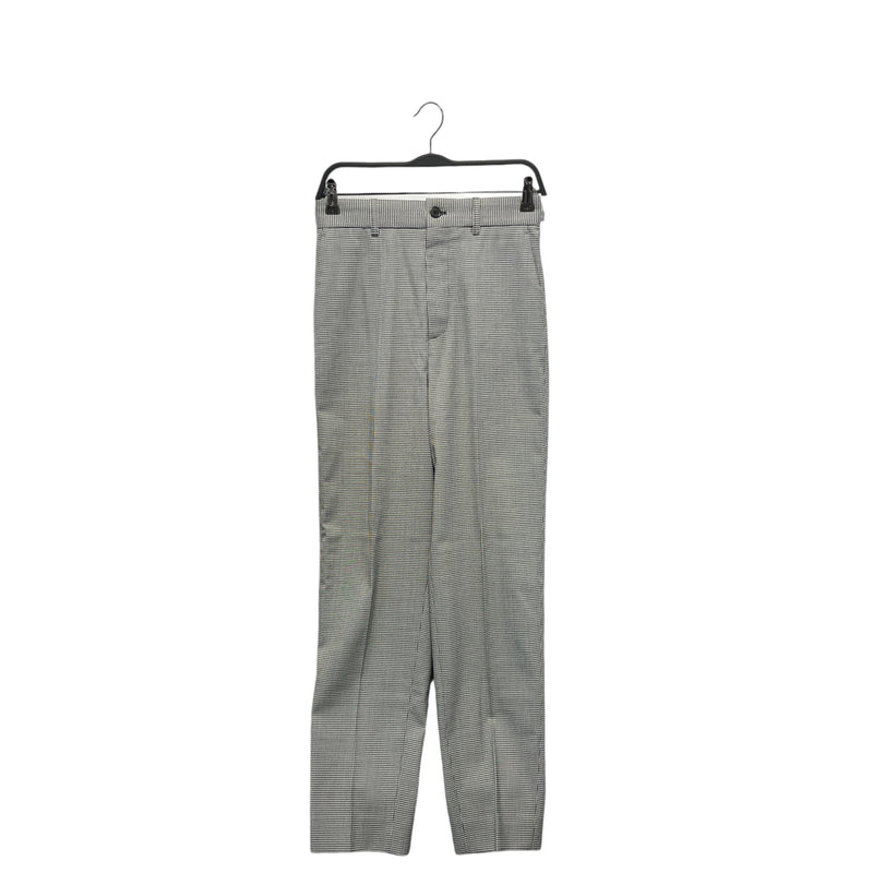 BALENCIAGA Pants 38 Cotton GRY Plaid 2nd STREET USA