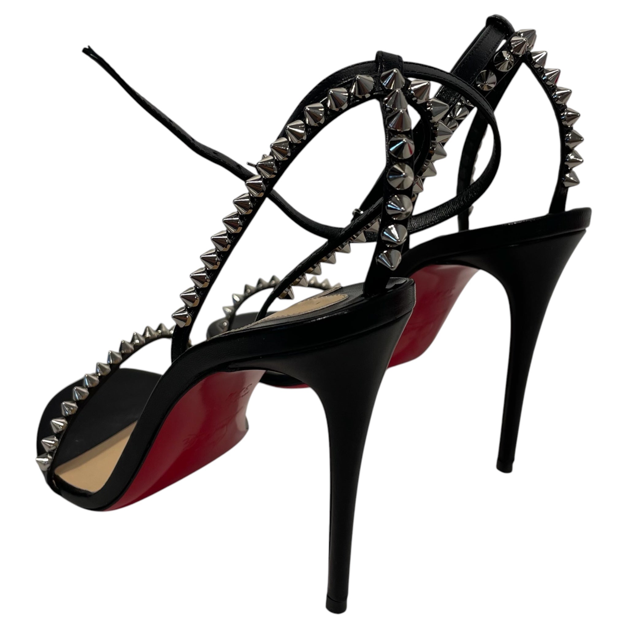 Christian Louboutin/Low-Sneakers/EU 37.5/Cotton/BLK/ view 2