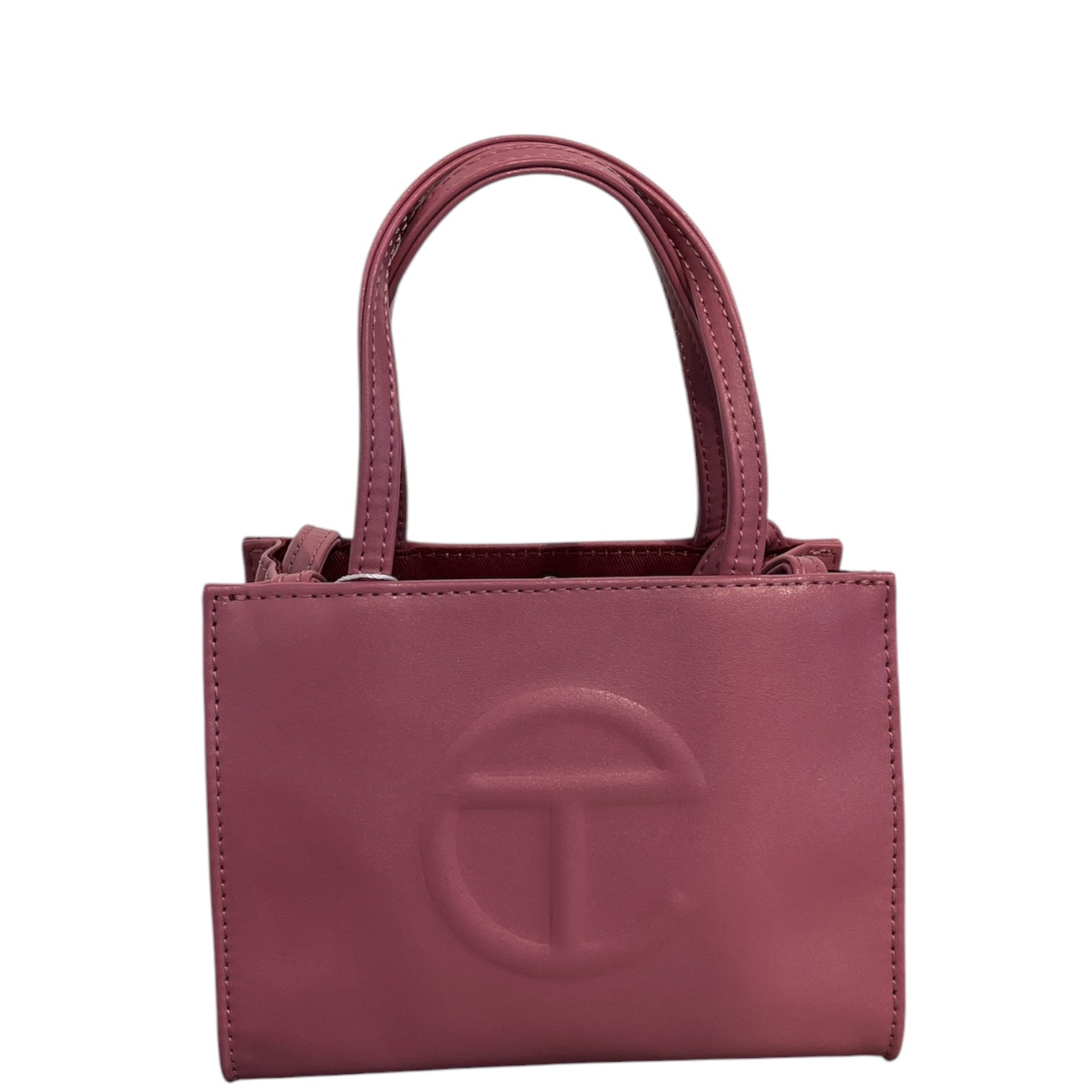 Telfar/Tote Bag/Leather/PNK/MINI TELFAR TOTE view 3