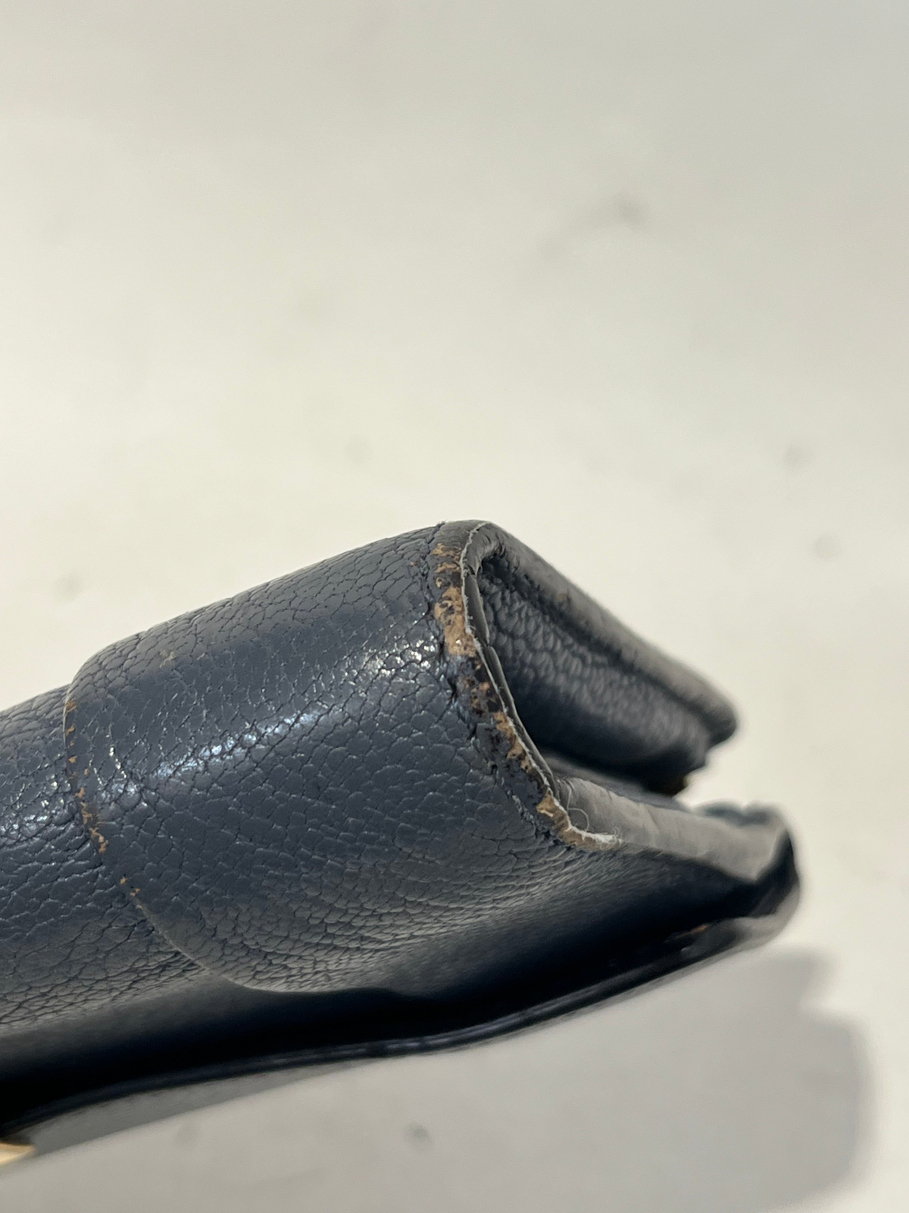 Chloe/Long Wallet/Leather/BLU/Elise Model view 6