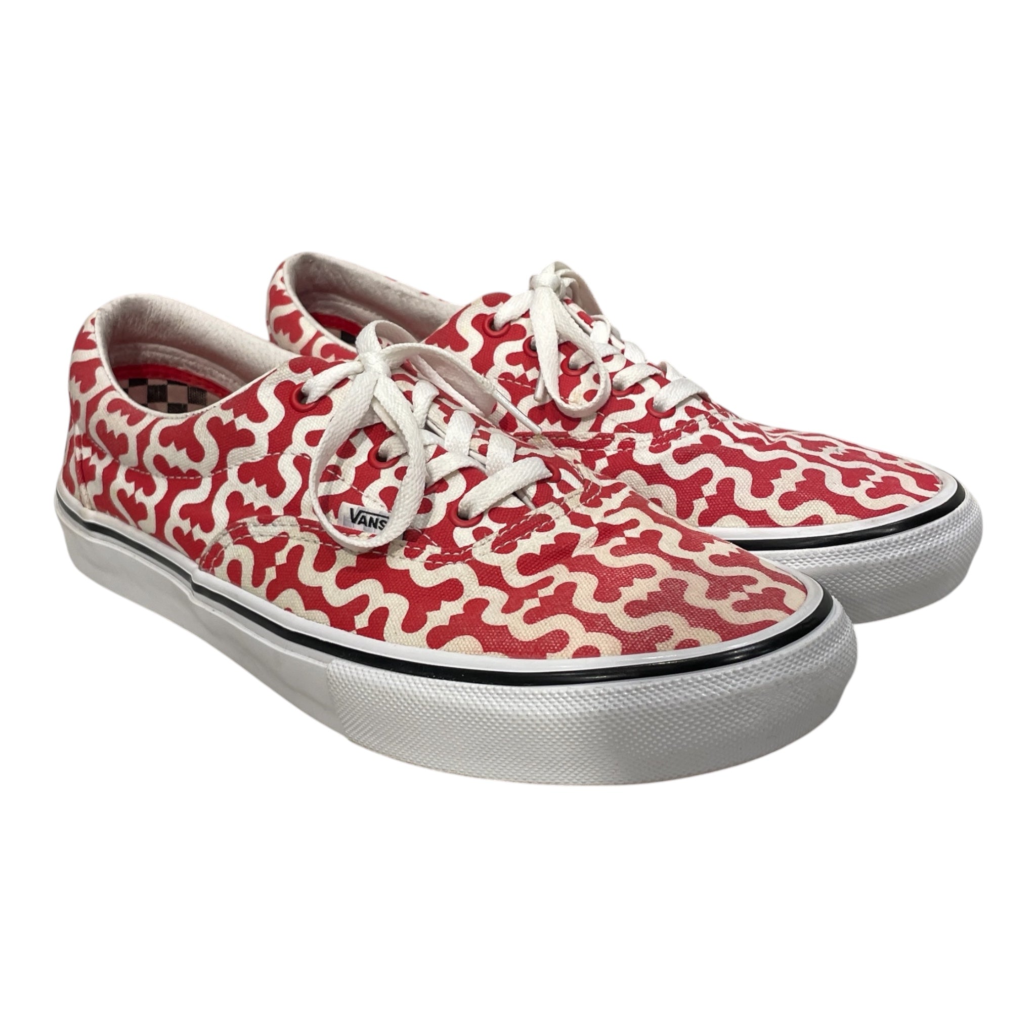 Supreme/VANS/Low-Sneakers/US 10/All Over Print/Cotton/RED/OLD SKOOL view 1
