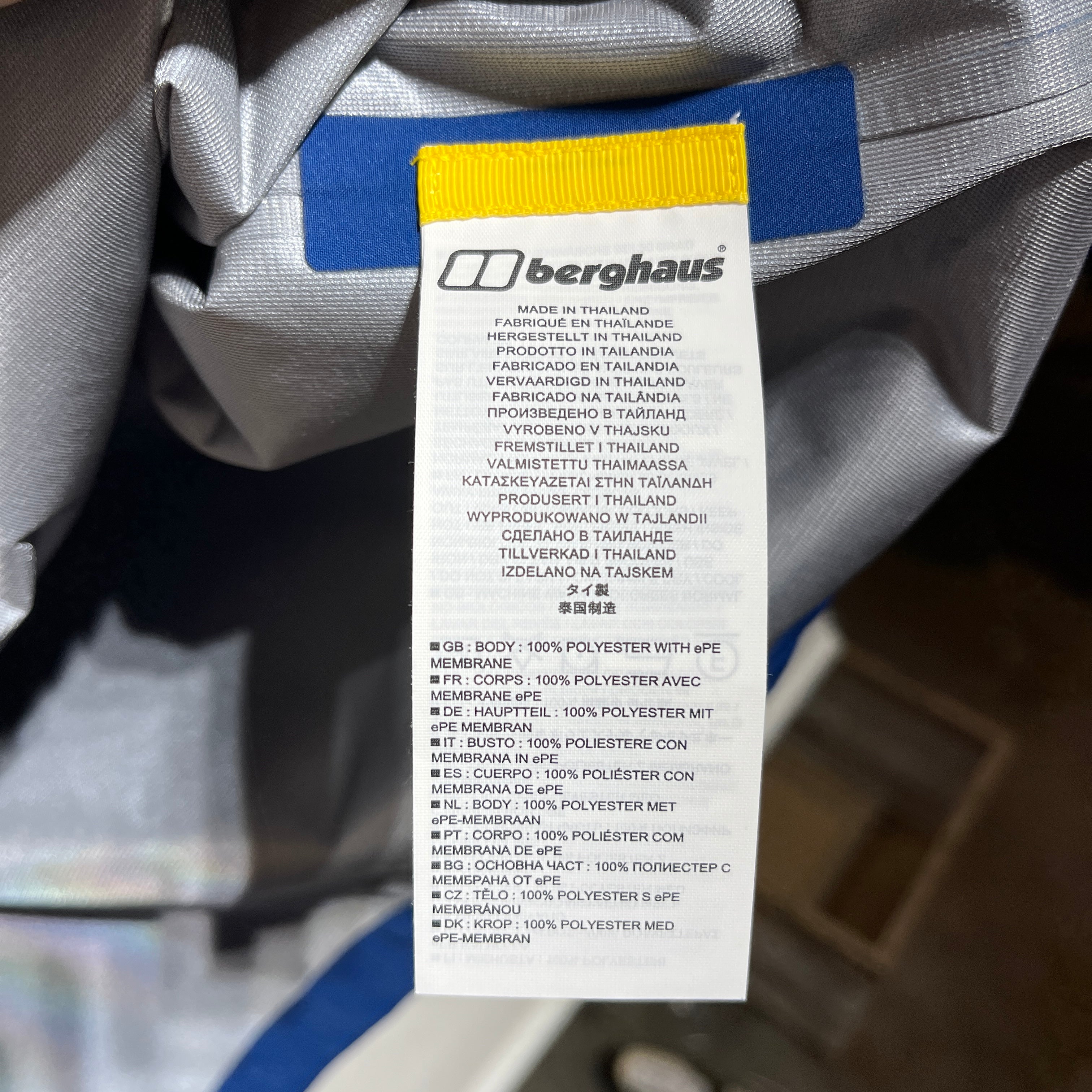 berghaus/Windbreaker/L/Nylon/BLU/Goretex Parka view 5