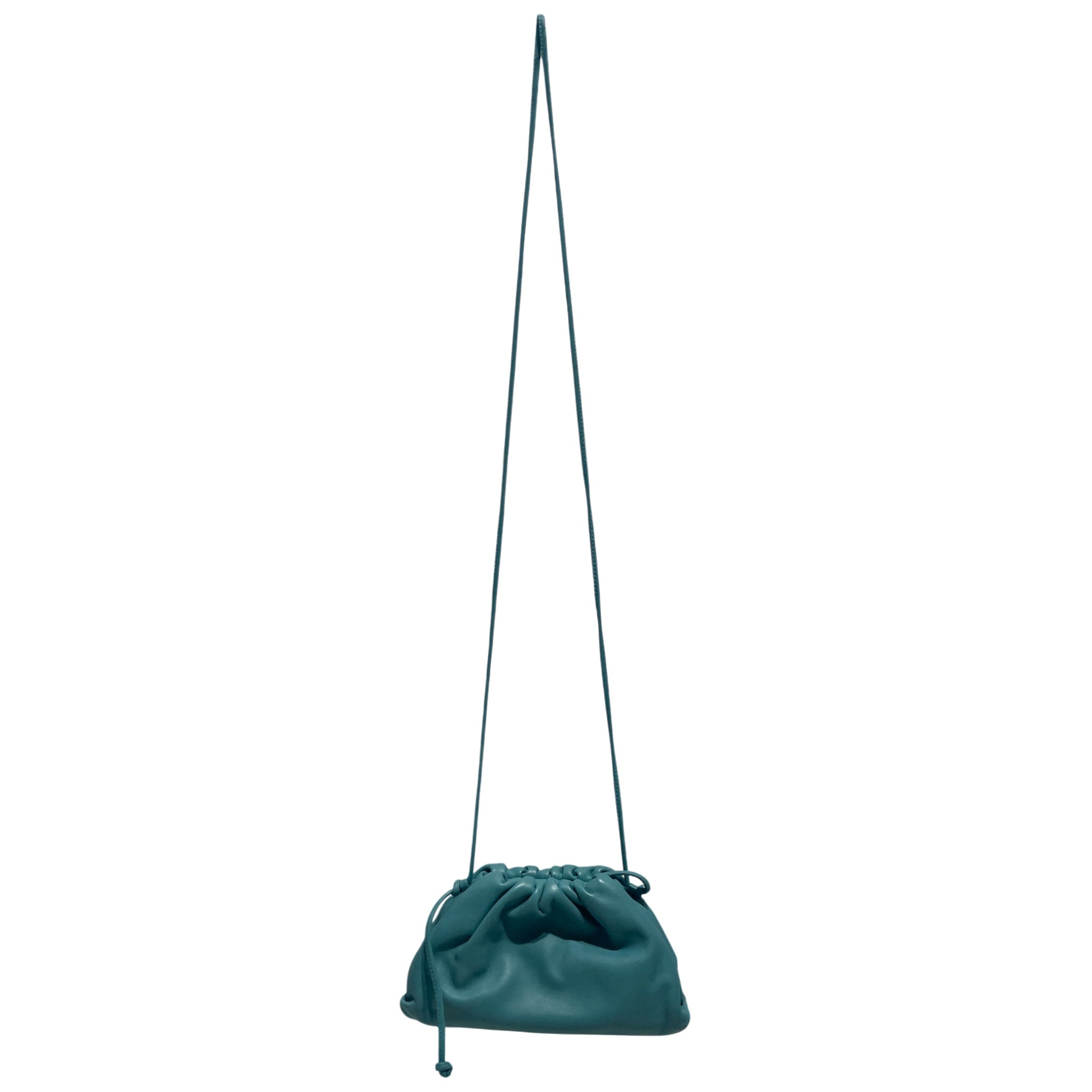 BOTTEGA VENETA/Cross Body Bag/Leather/BLU/mini pouch view 1
