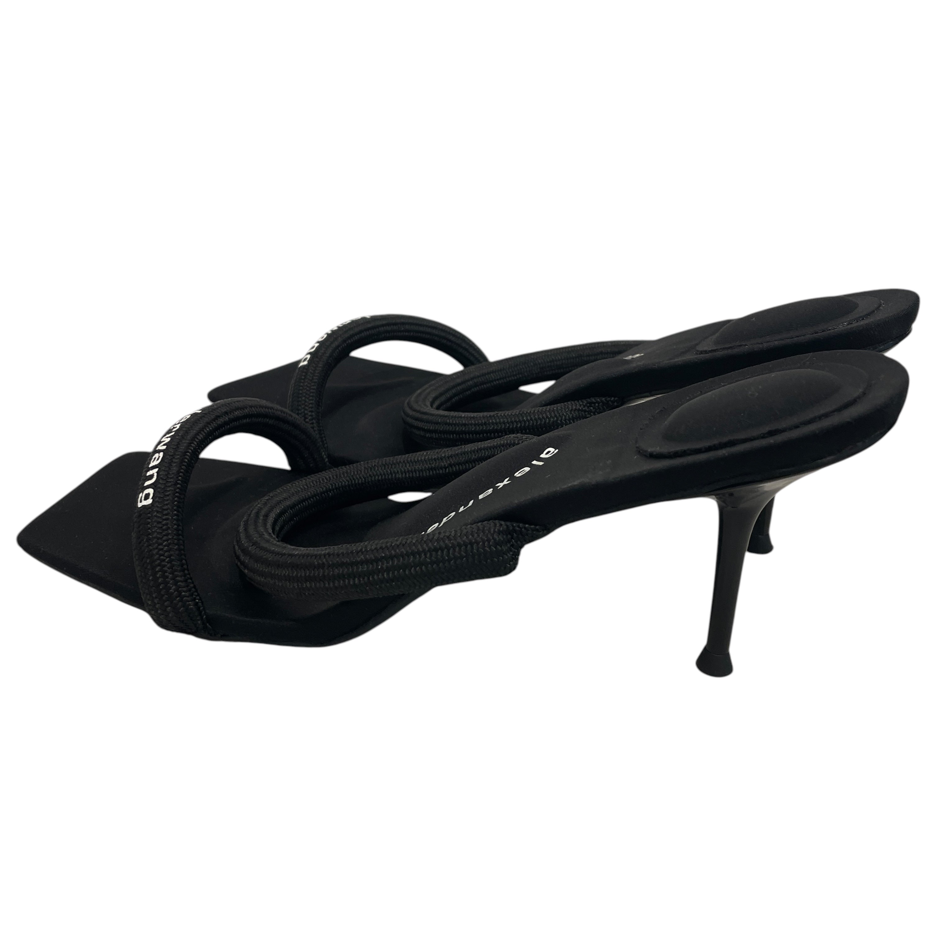 Alexander Wang/Heels/EU 40/BLK/Open-Toe/Julie Padded Slide Sandal view 2