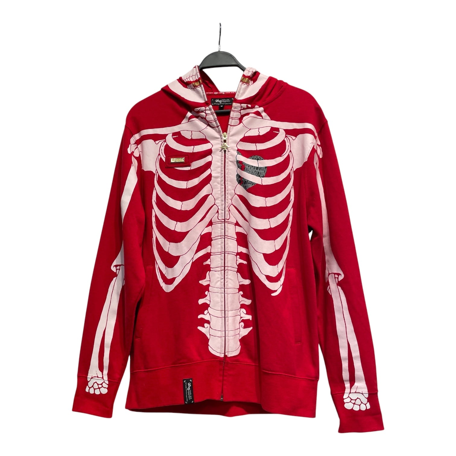 LRG/Jacket/M/Cotton/RED/All Over Print/SKELETON view 1