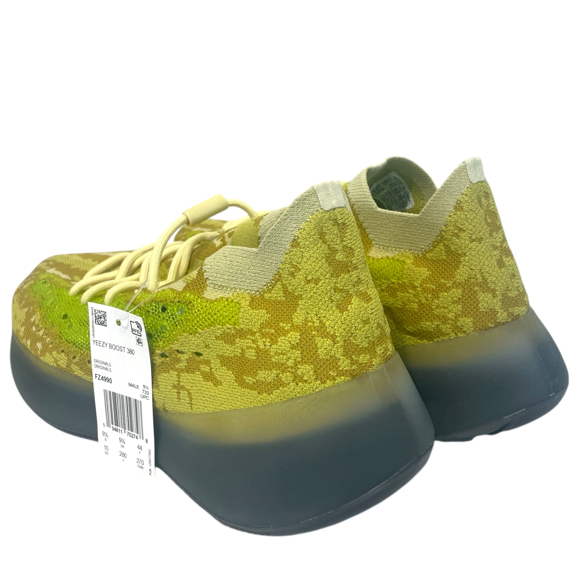 adidas/Hi-Sneakers/US 10/Cotton/GRN/Yeezy 380 Hylite view 2