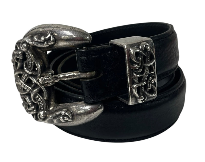 CHROME HEARTS/Belt/Leather/BLK/