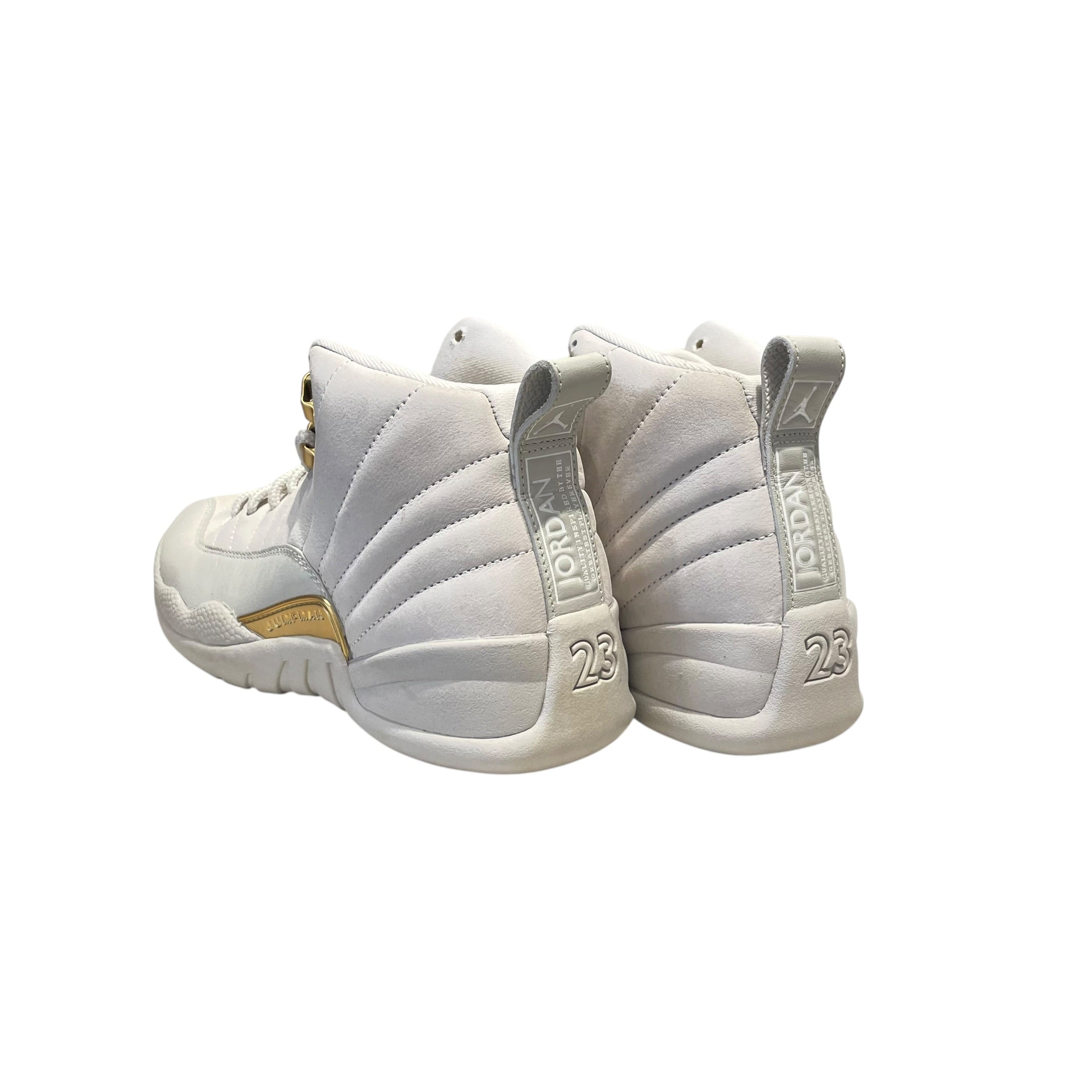 NIKE/Hi-Sneakers/US 9.5/Stripe/Suede/GRY/Retro 12 Phantom view 2