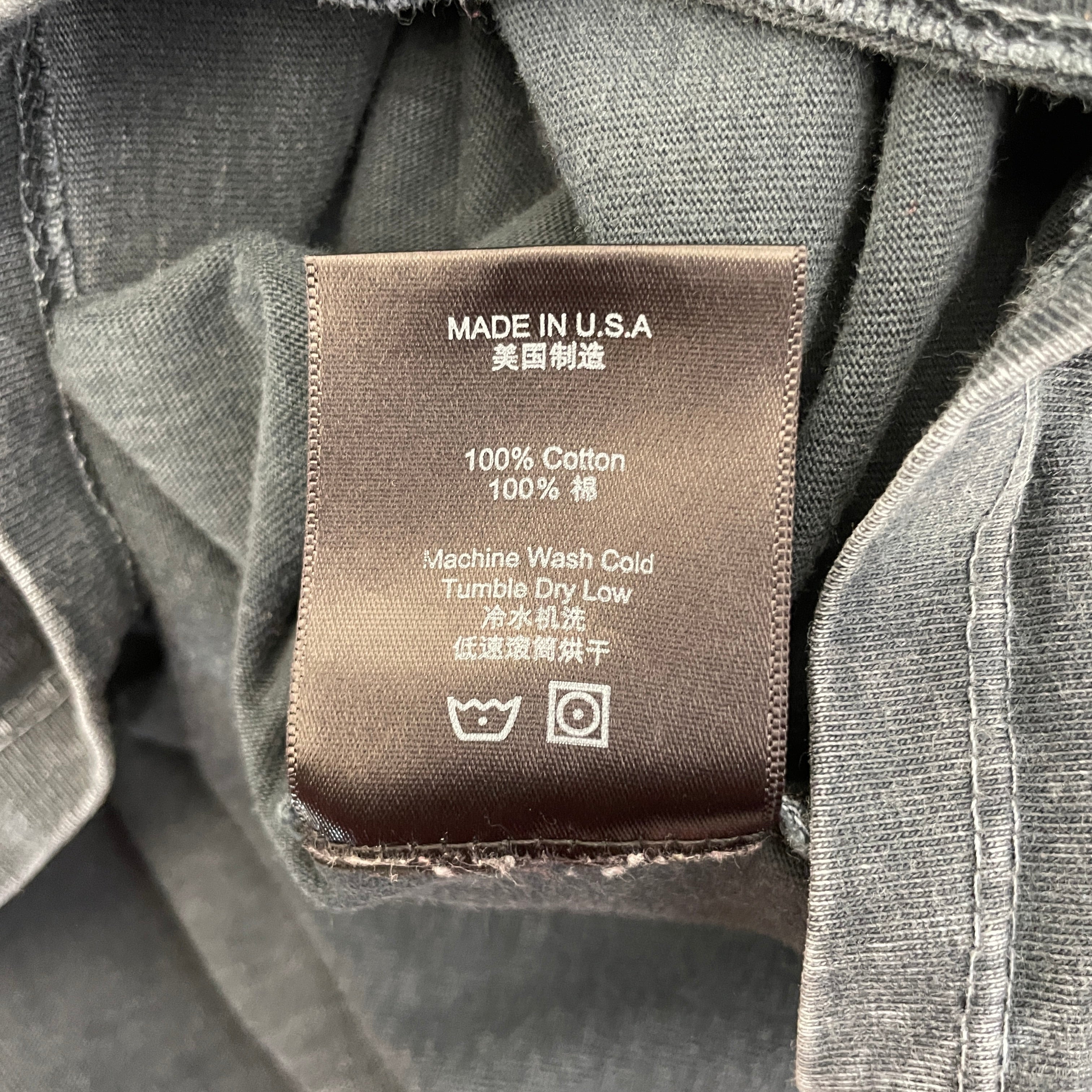 RHUDE/LS T-Shirt/XL/Cotton/IDG/Graphic/HARDCORE HAPPINESS view 3