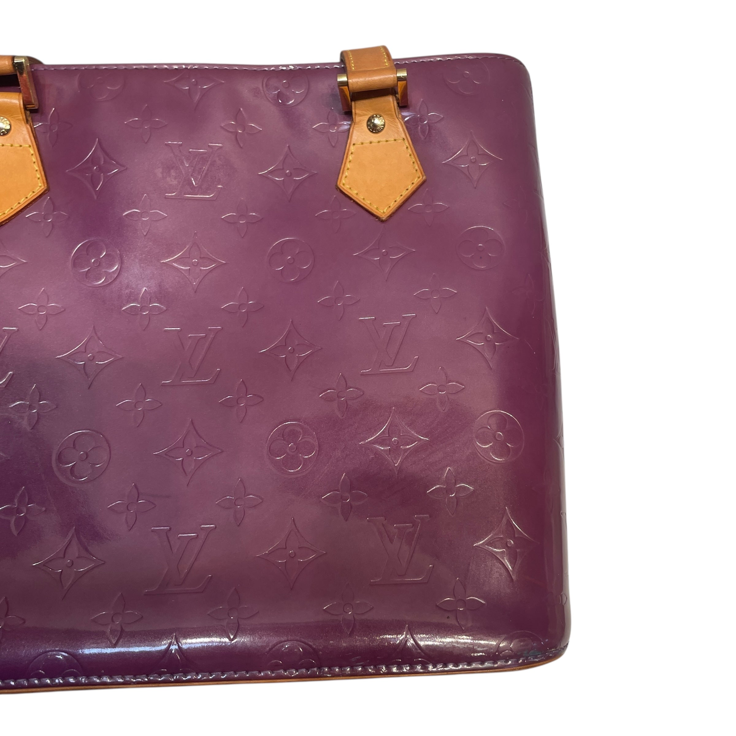LOUIS VUITTON/Hand Bag/Monogram/Leather/PPL/VERNIS HOUSTON view 6
