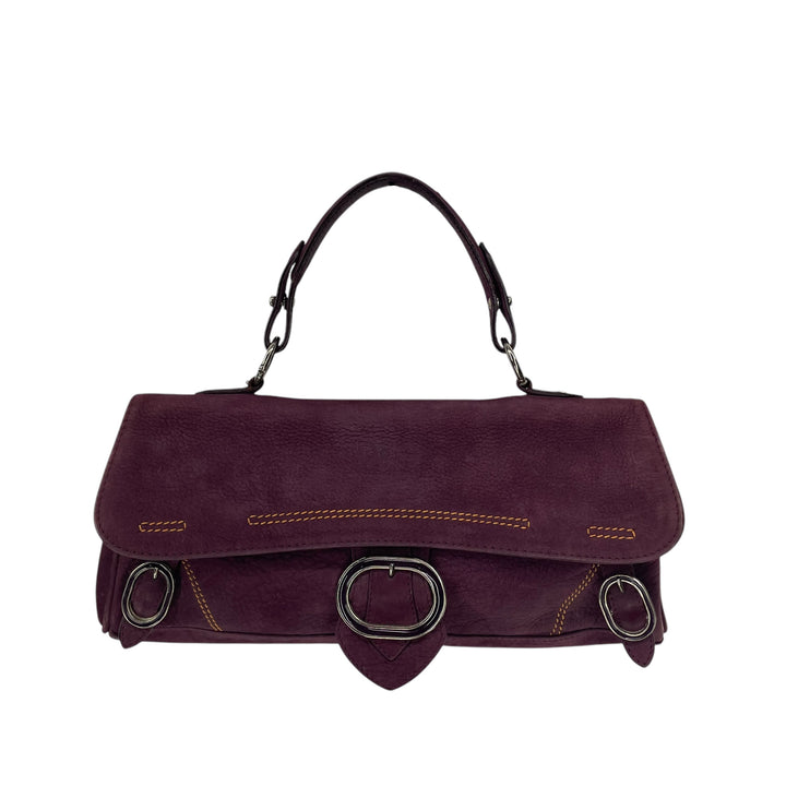 DOLCE&GABBANA/Hand Bag/Leather/PPL/PLUM ORANGE STITCHING DOLCE&GABBANA/Hand Bag/Leather/PPL/PLUM ORANGE STITCHING
