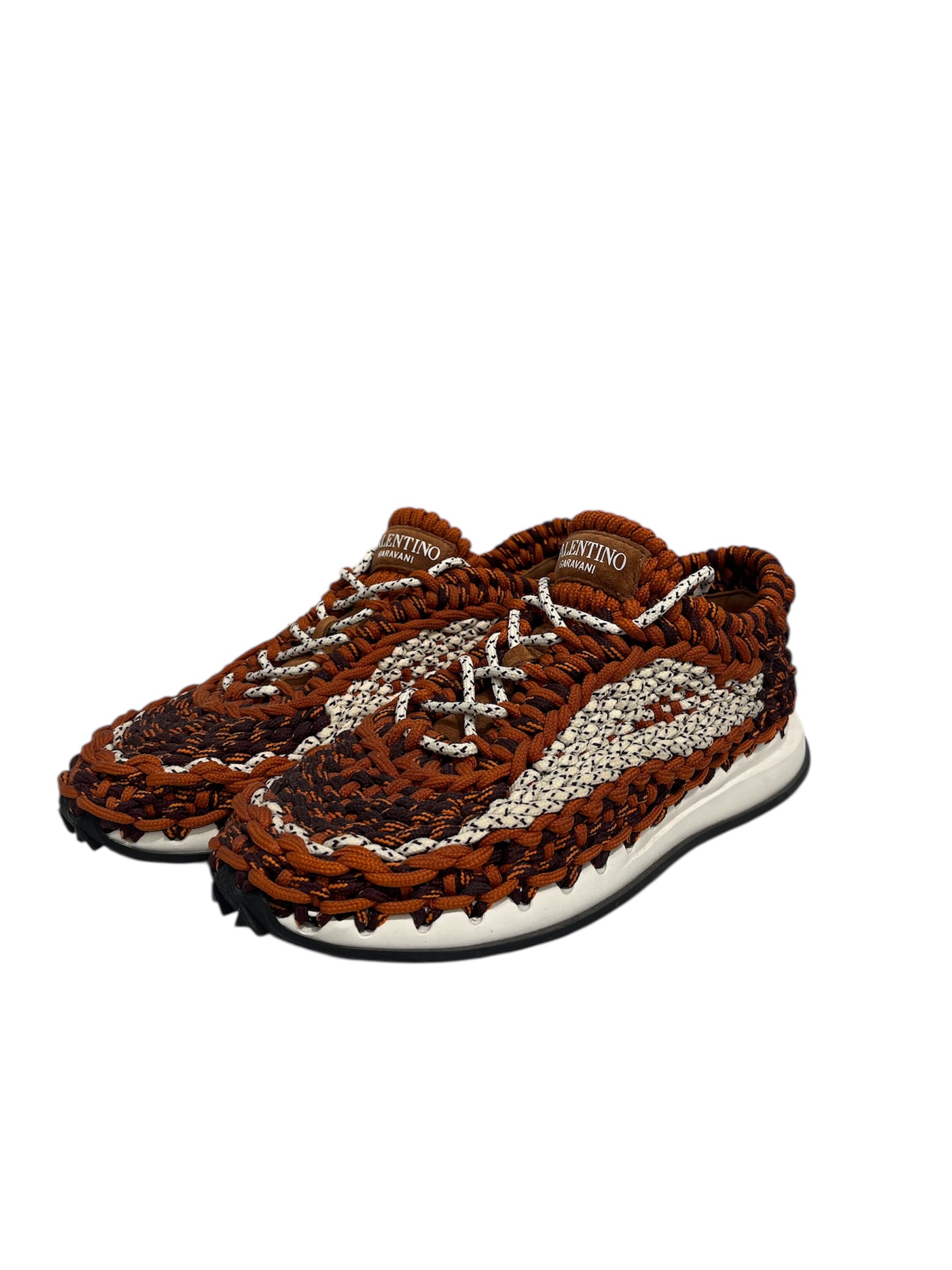 VALENTINO GARAVANI/Low-Sneakers/EU 41/ORN/paracord red org view 2