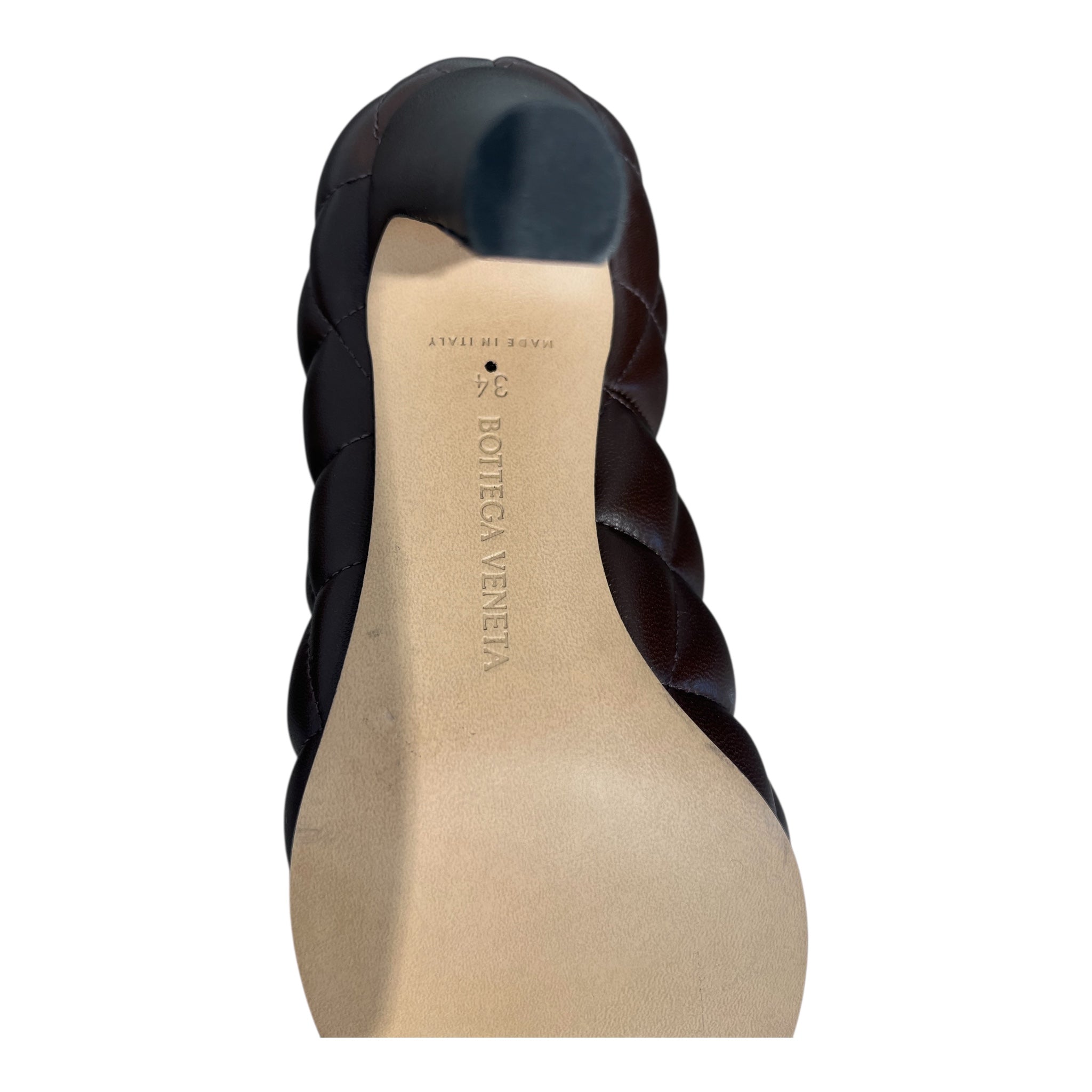 BOTTEGA VENETA/Heels/EU 34/Leather/BRW/QUILTED HEEL view 7