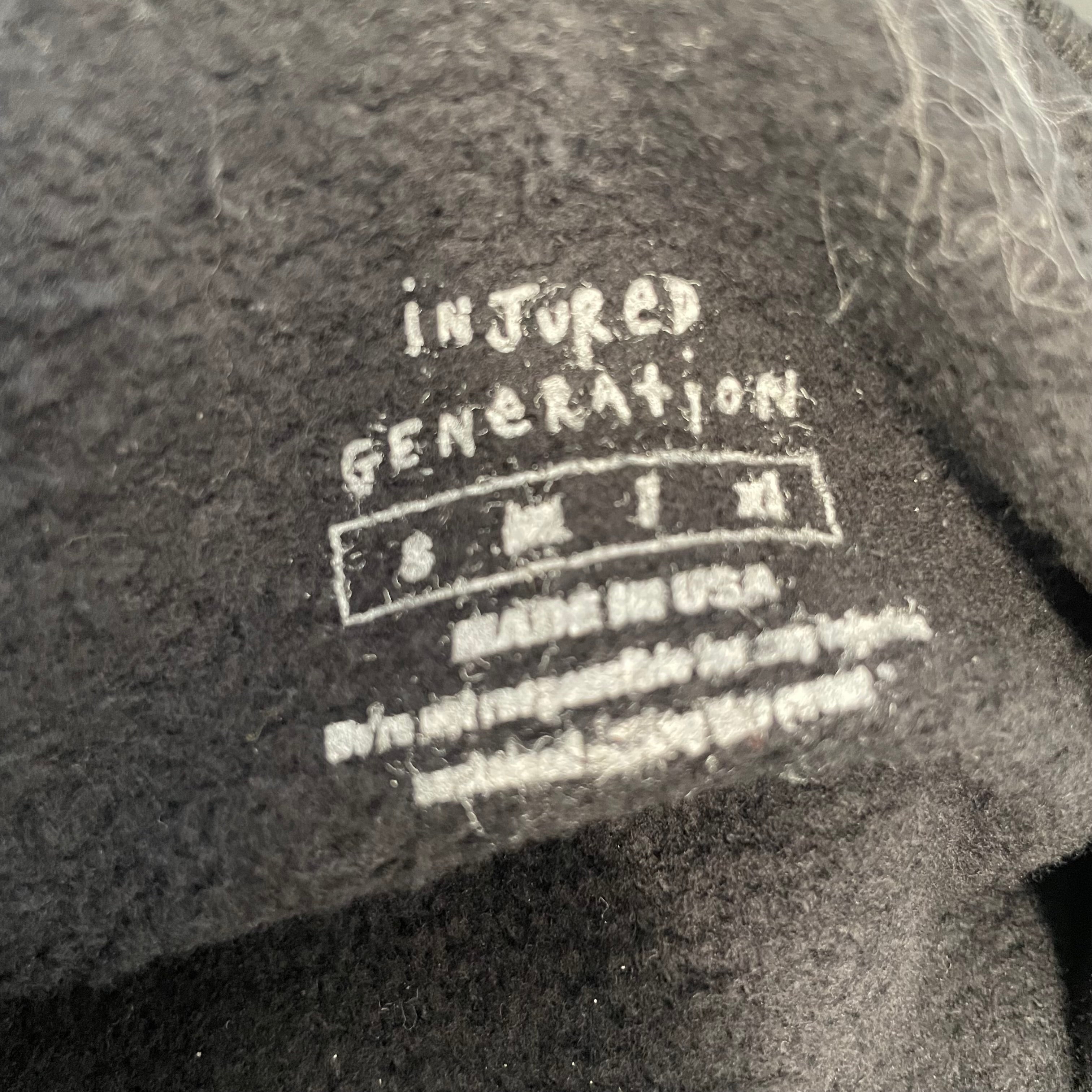 INJURED GENERATION/Hoodie/L/All Over Print/Cotton/BLK/A$AP ROCKY view 3