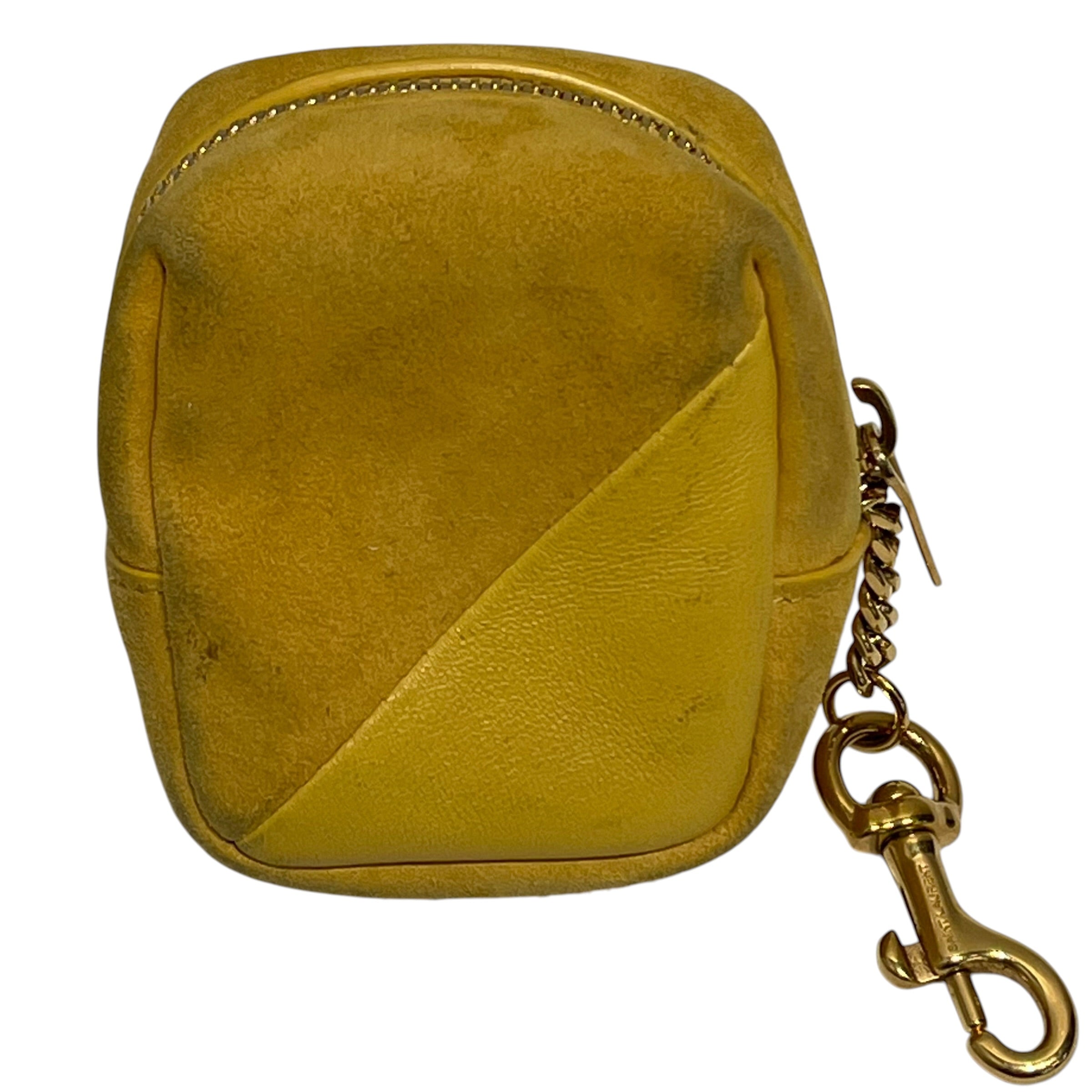 SAINT LAURENT/Coin Wallet/Leather/YEL/ view 2