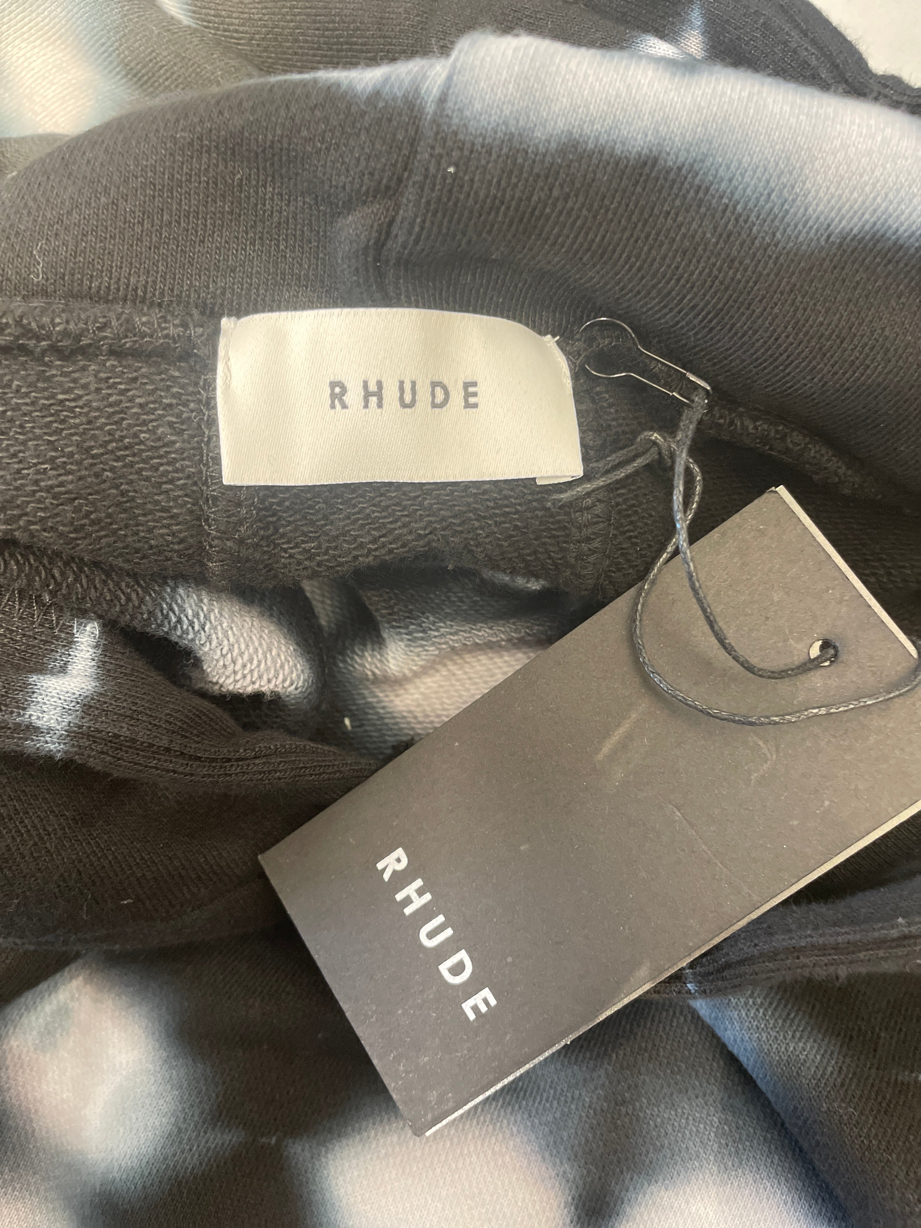 RHUDE/Hoodie/M/All Over Print/Cotton/BLK/ view 3