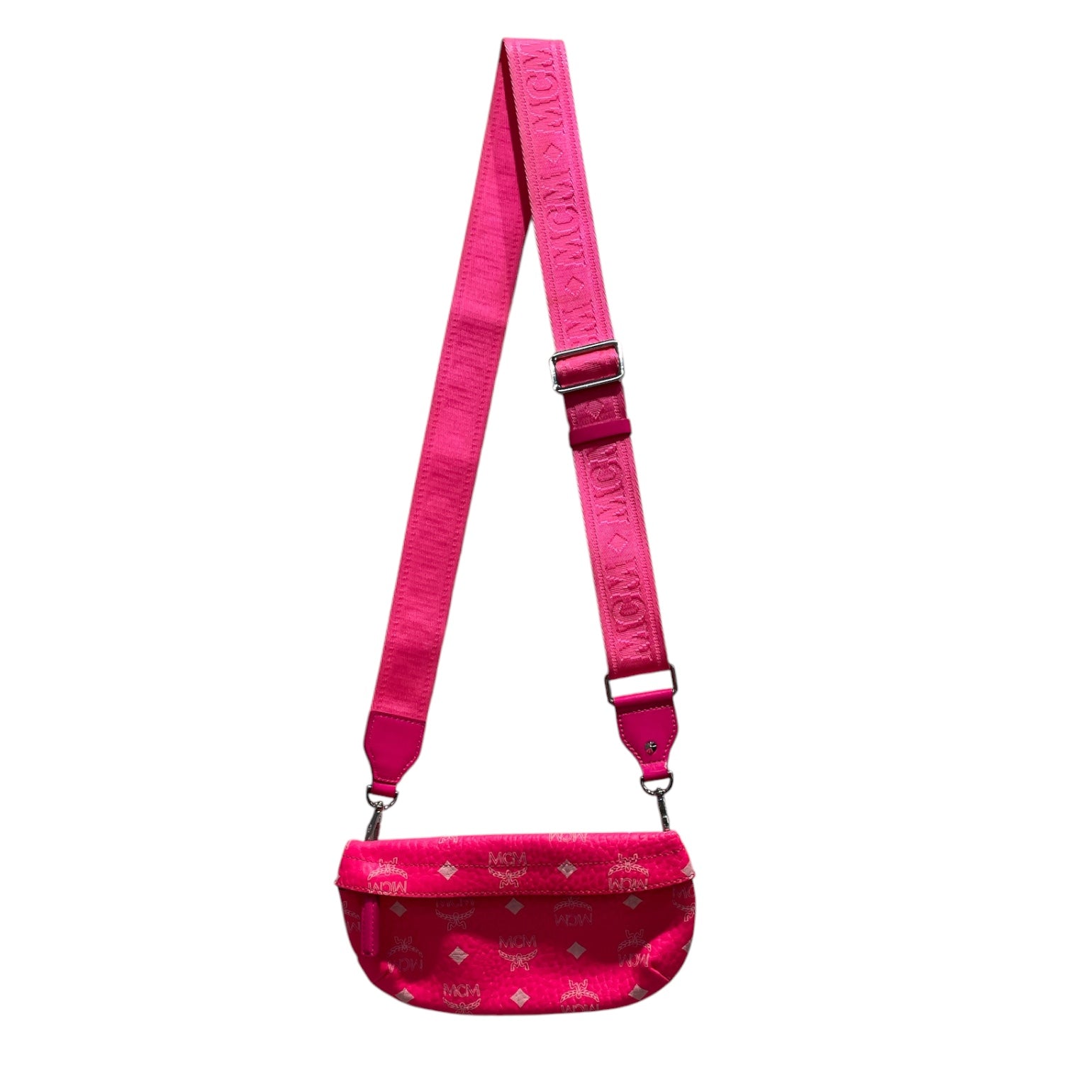 MCM/Fanny Pack/Monogram/Leather/PNK/ view 1