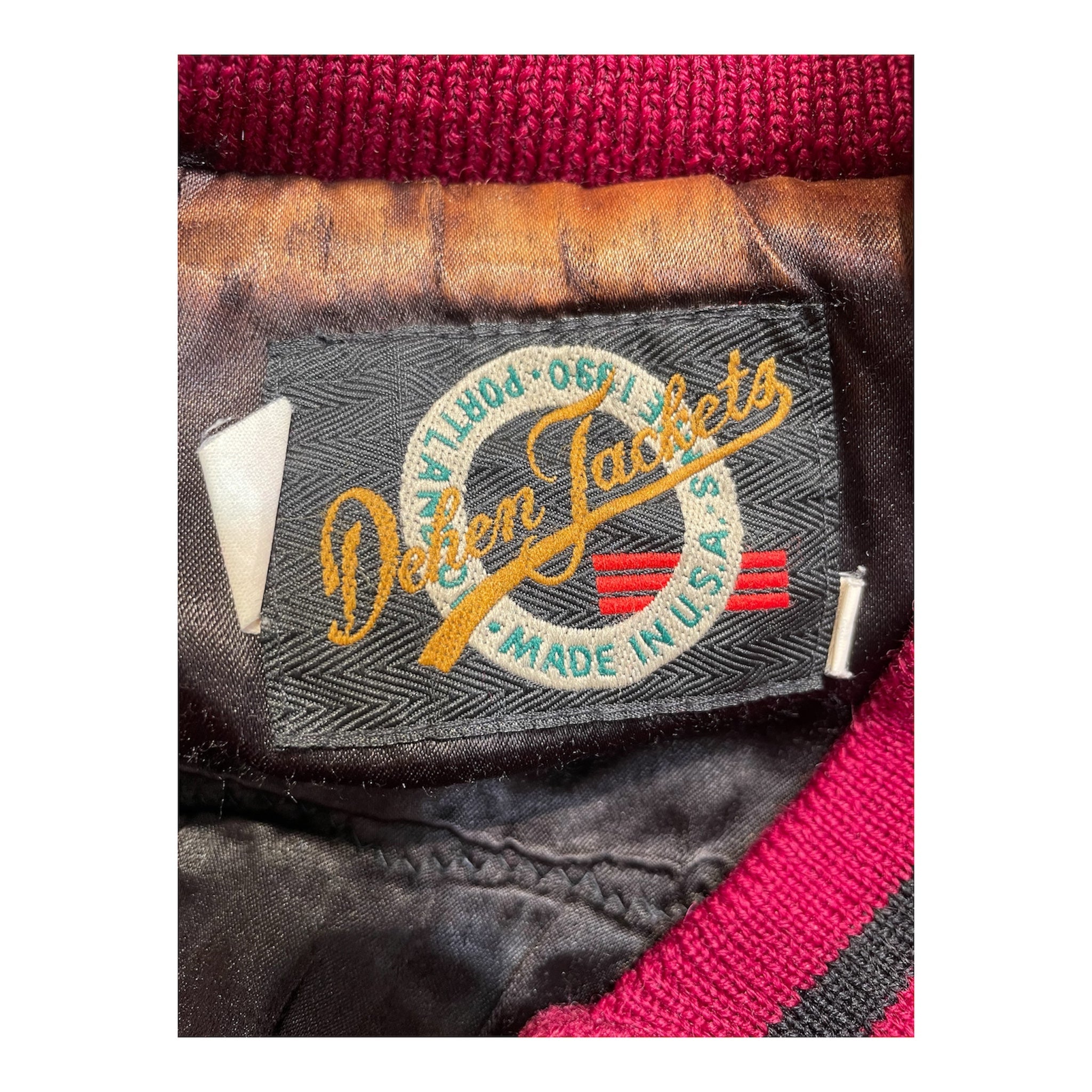 Vintage/Souvenir Jkt/L/Wool/RED/Graphic/Dehen Jackets view 4